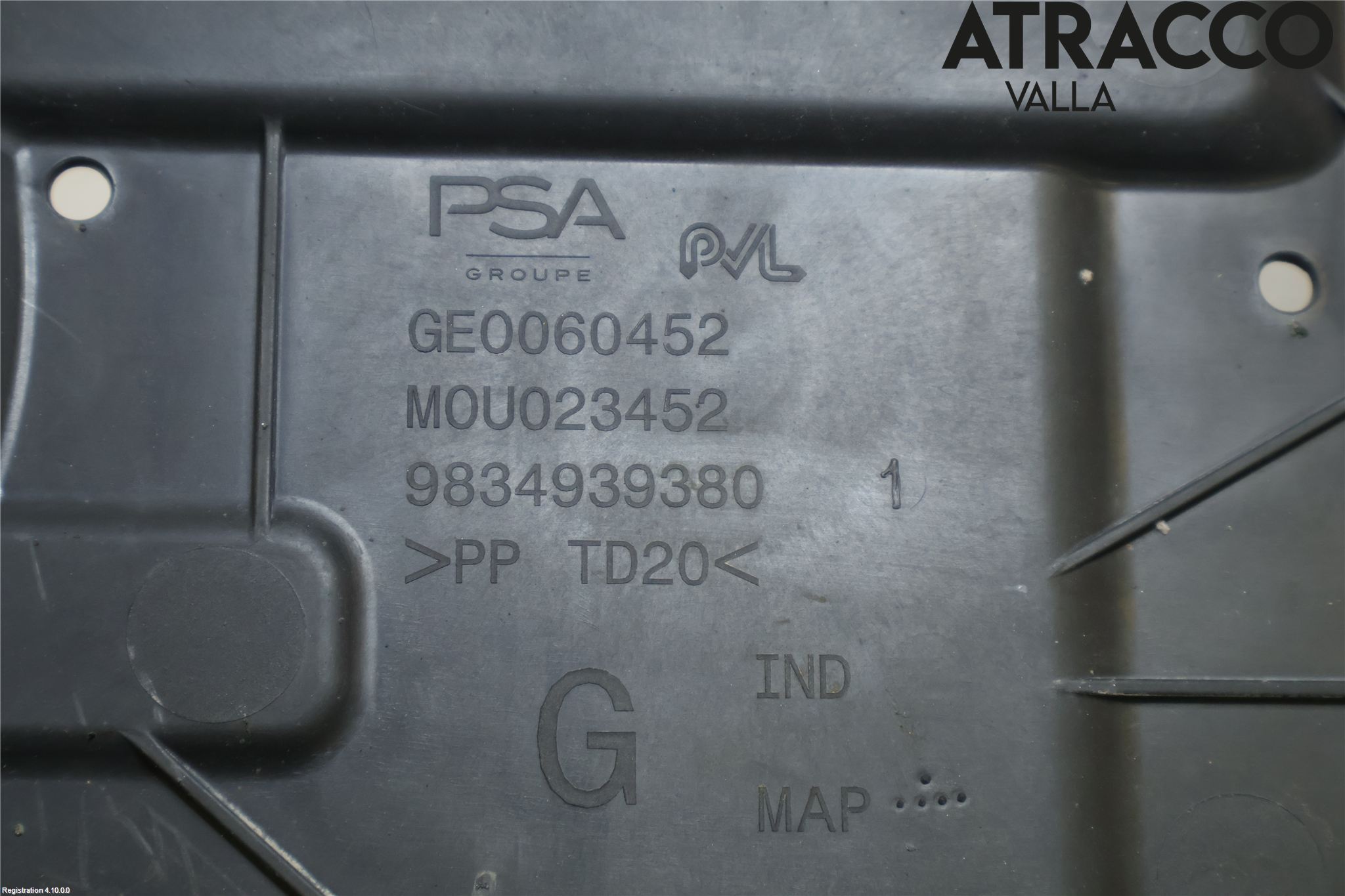 Peugeot 408 22- Hasplåt Plåt-Plast