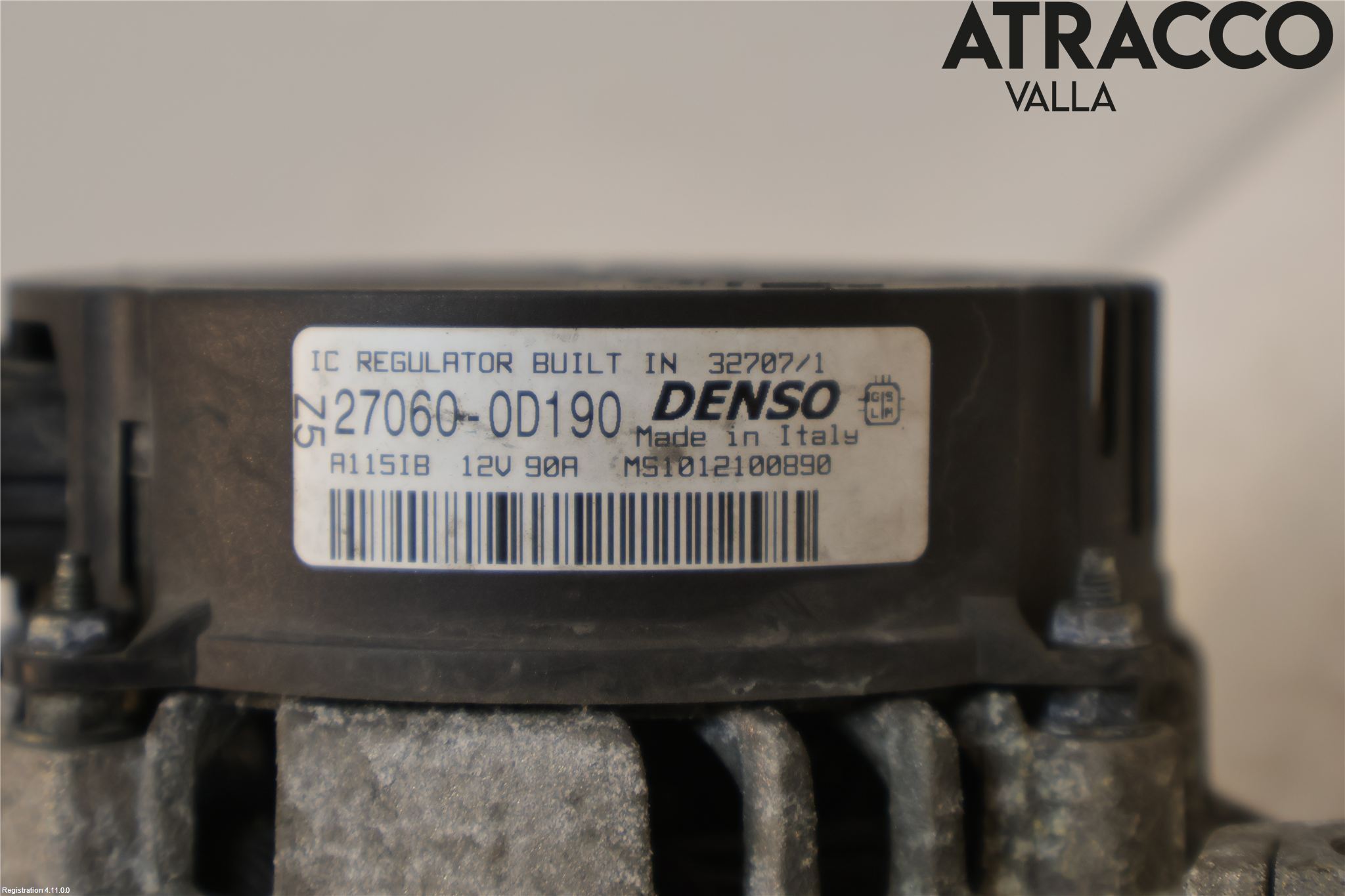 Toyota COROLLA VERSO 08-09 Generator