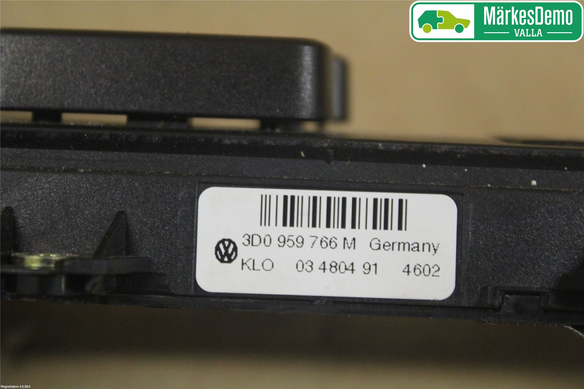 Volkswagen VW PHAETON Strömställare Stolregler