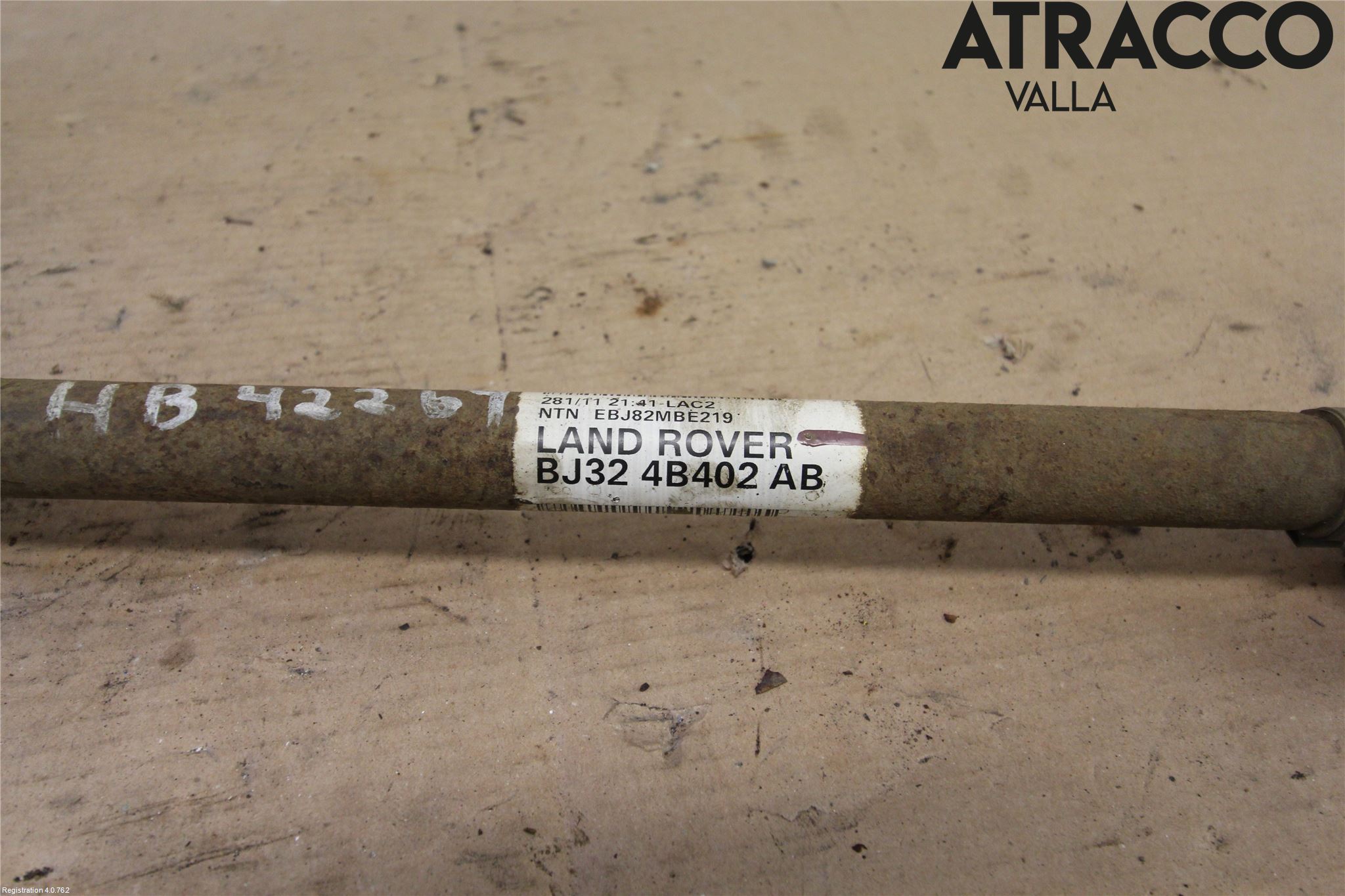 Landrover LAND ROVER RANGE ROVER EVOQUE (L538) 11-18 Drivaxel Bak Höger