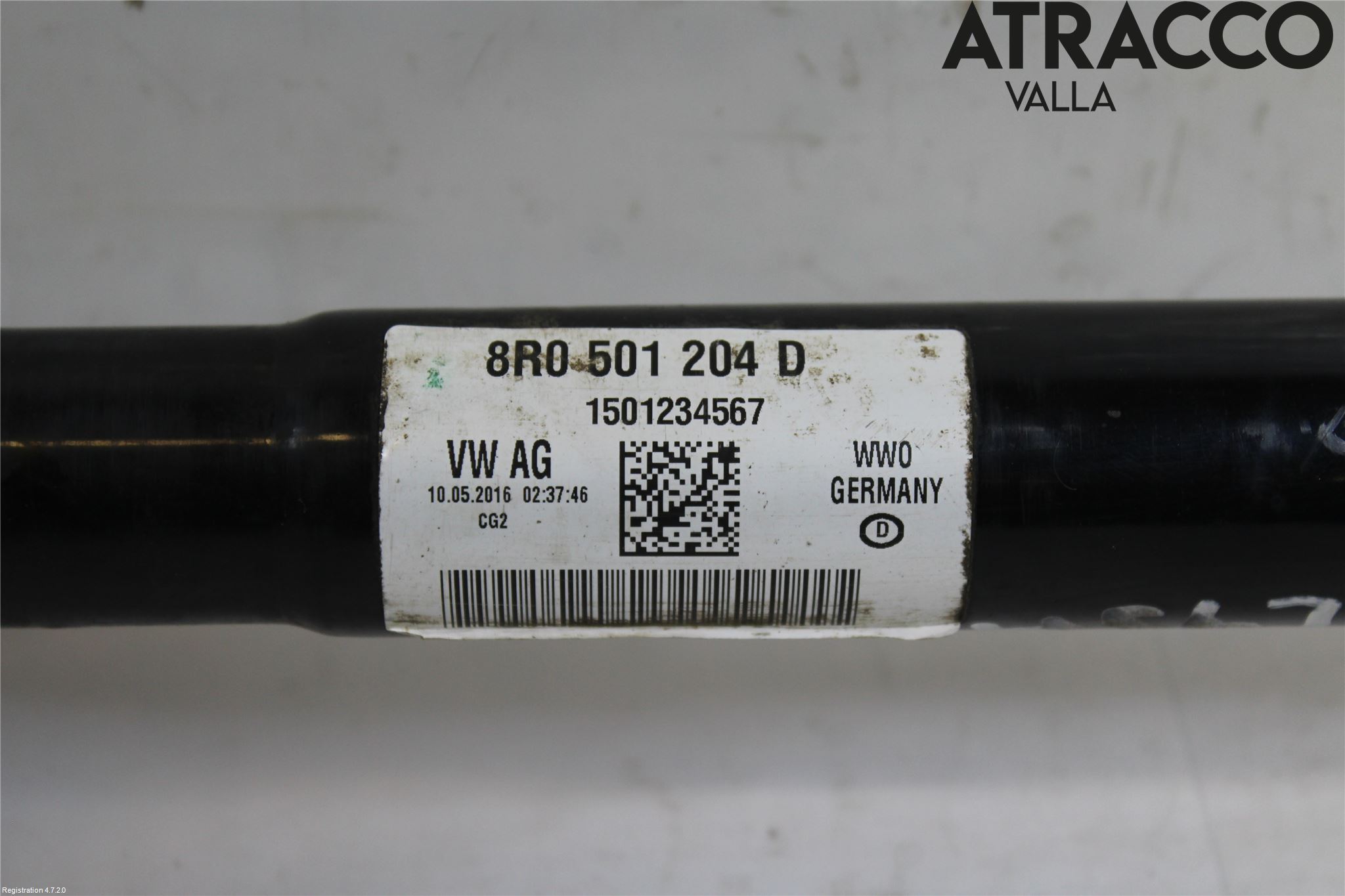 Audi A6 ALLROAD 12-18 Drivaxel Bak Höger