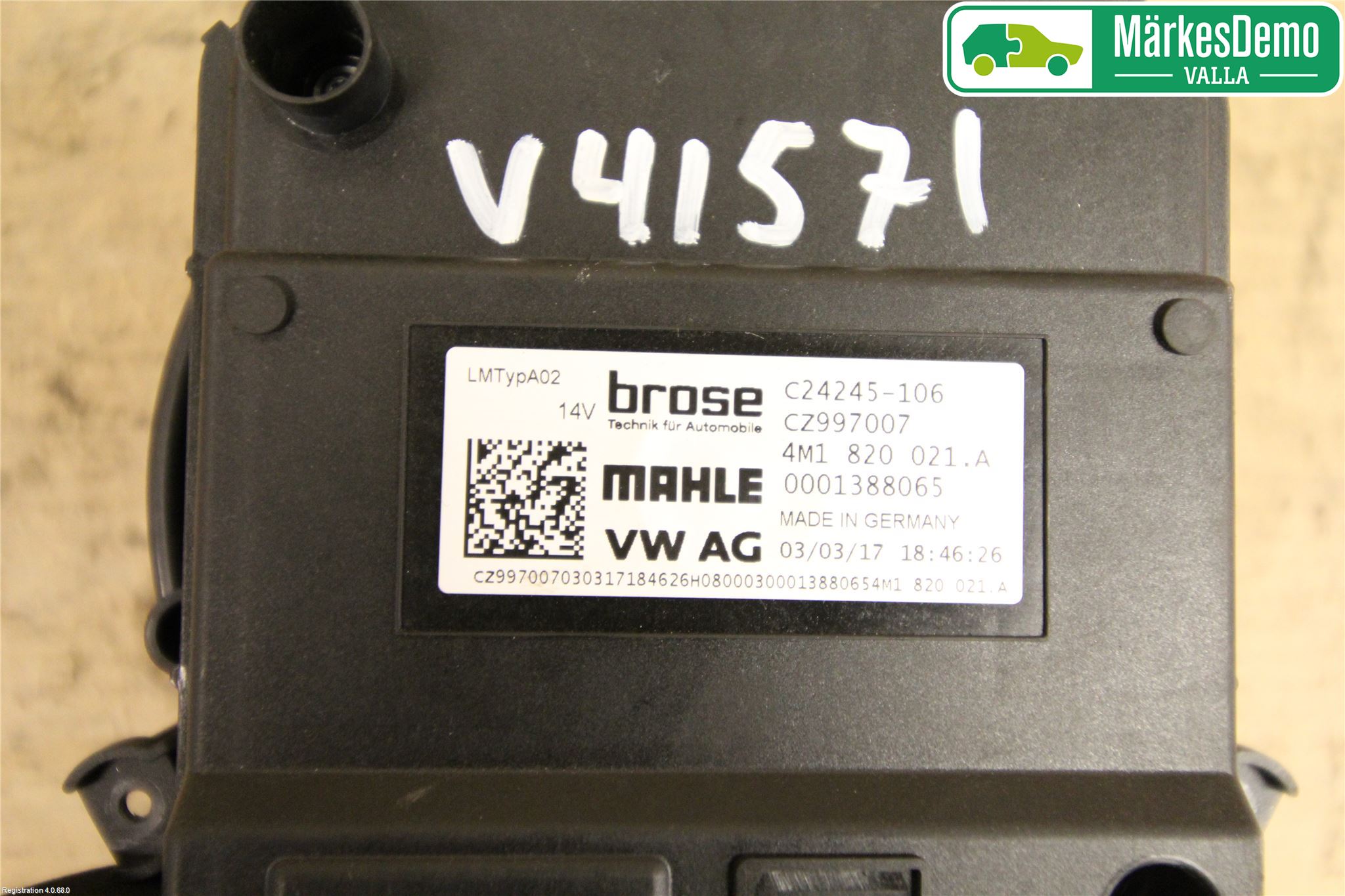 Audi A5 17- Värmefläkt
