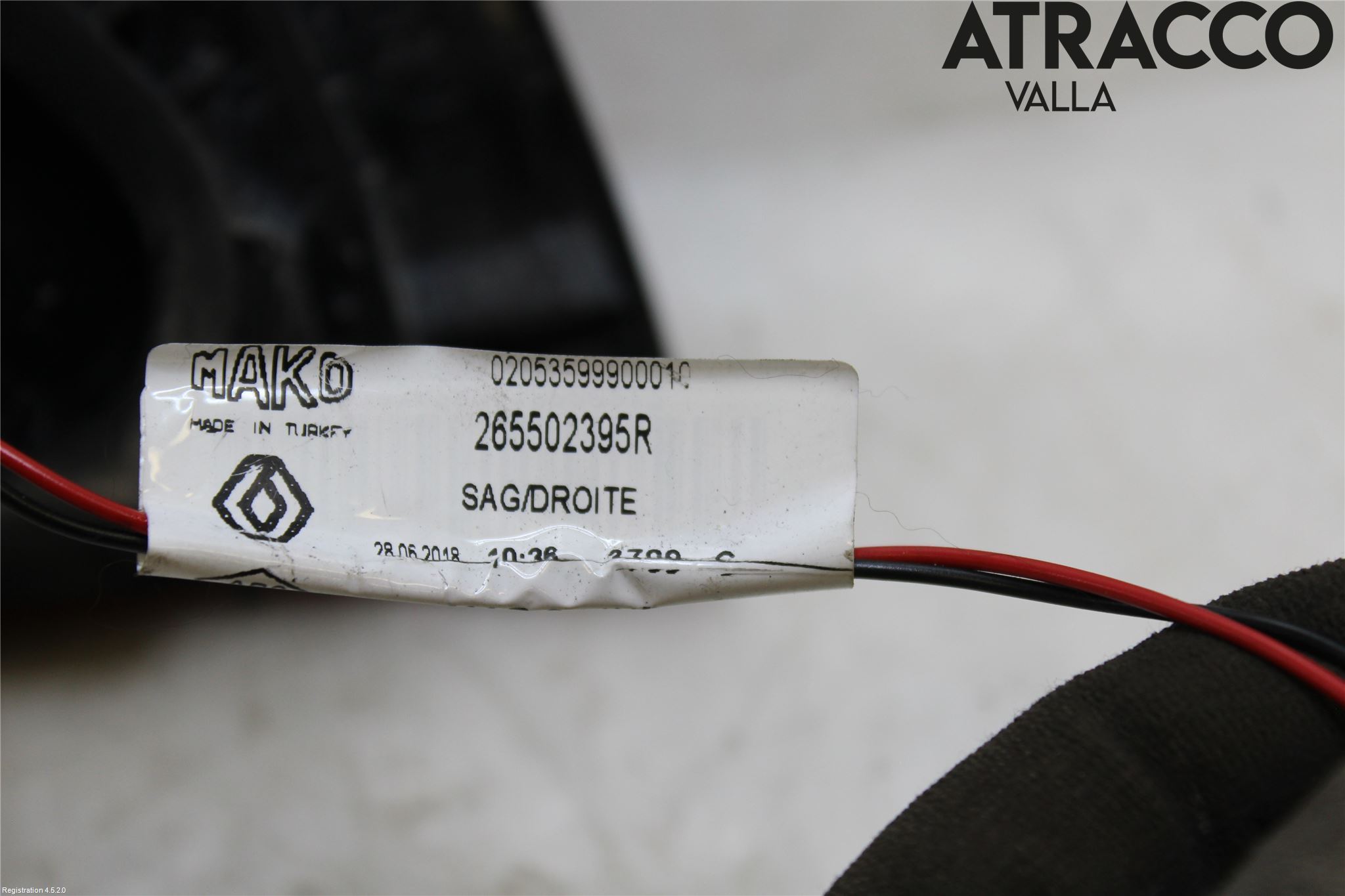 Renault CLIO IV 16-19 Bakljus Lucka Hö