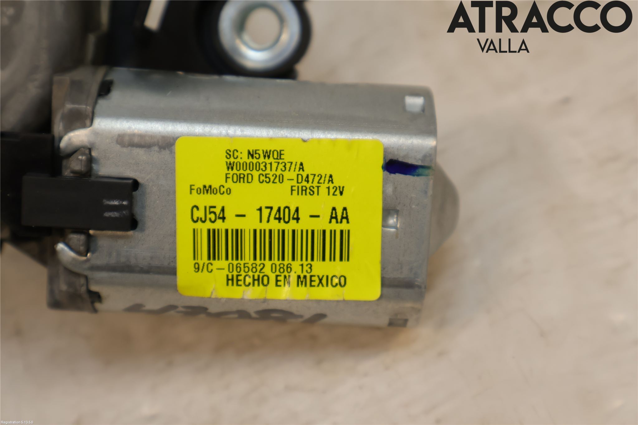 Ford KUGA 13-16 Torkarmotor Baklucka