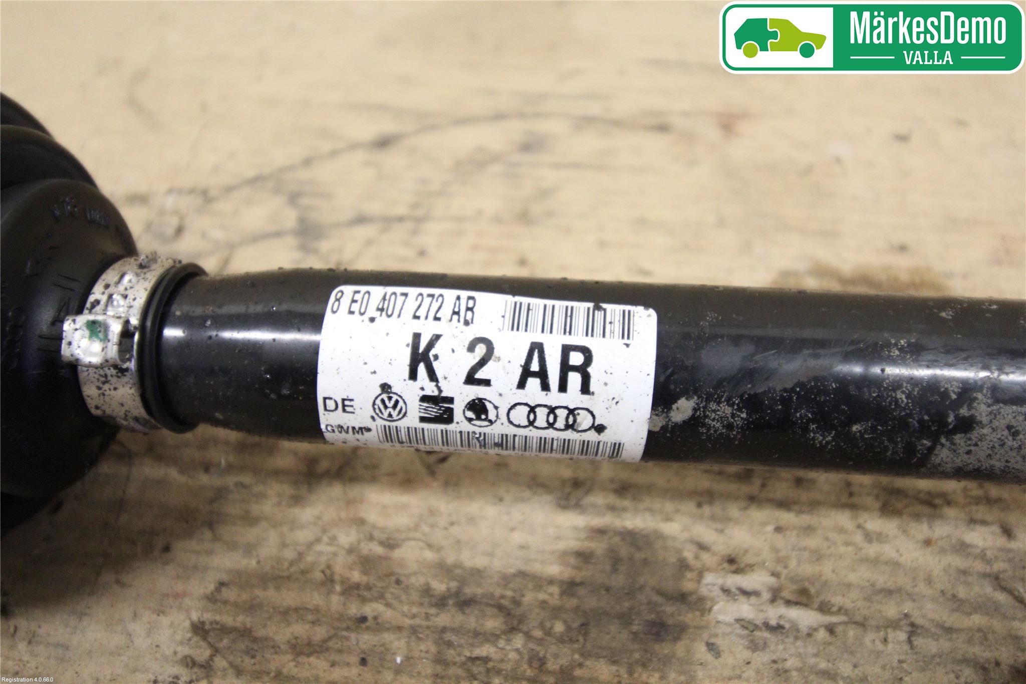 Audi A4/S4 05-07 Drivaxel Fram Höger