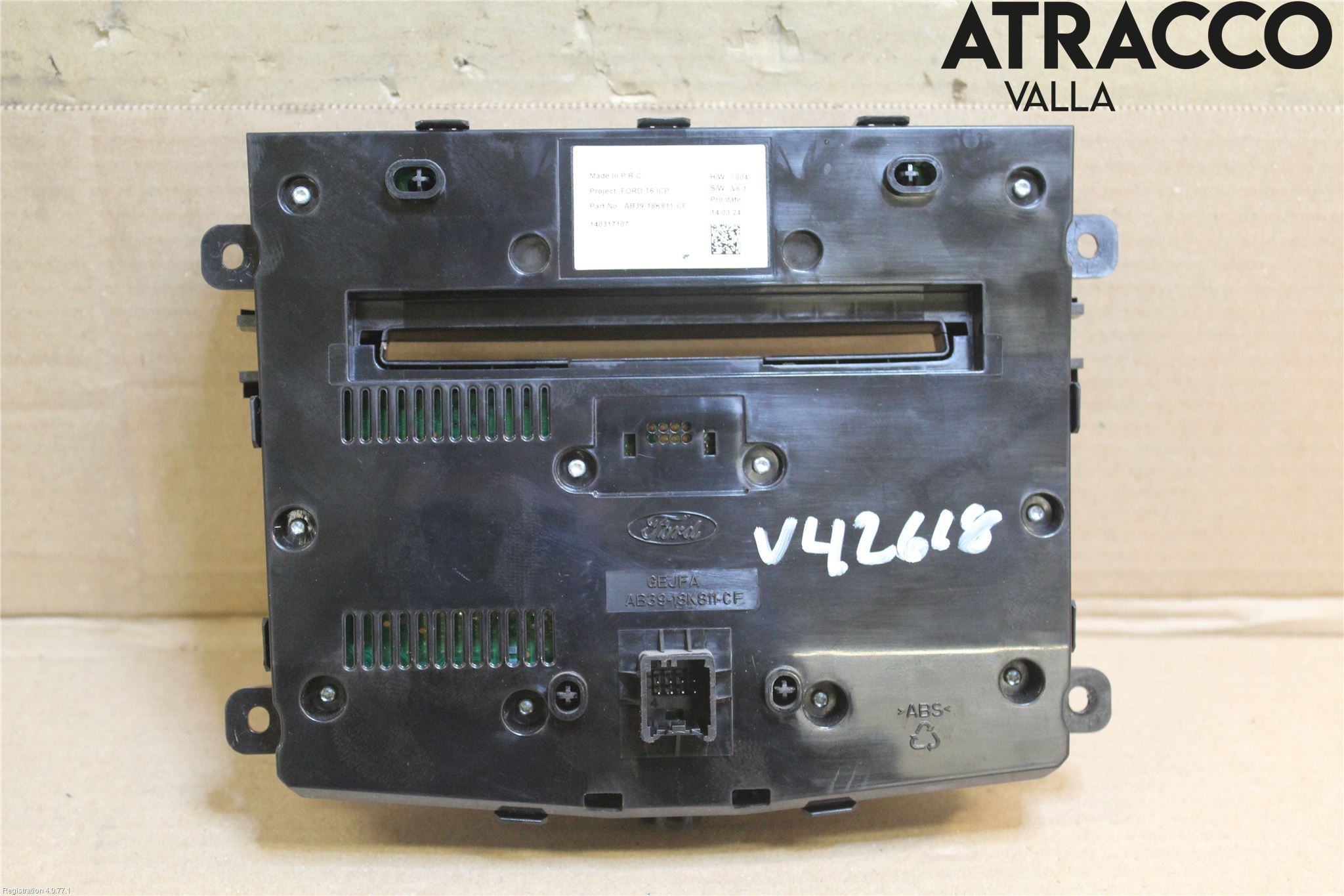 Ford RANGER EU 12-23 Cd Radio - Multimediapanel