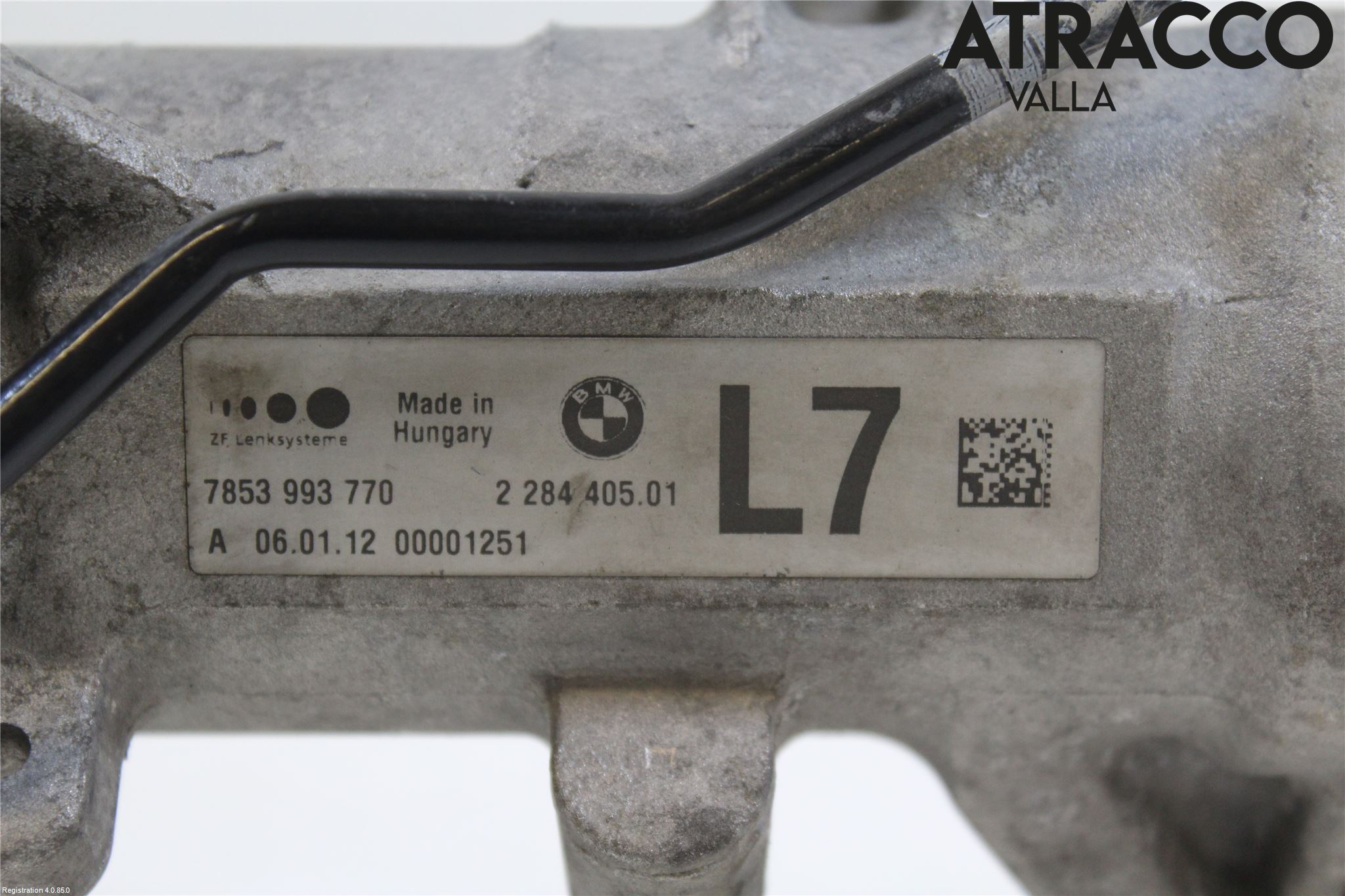 BMW 5 F10/F11/F18 09-17 Styrväxel Servo -Snäcka