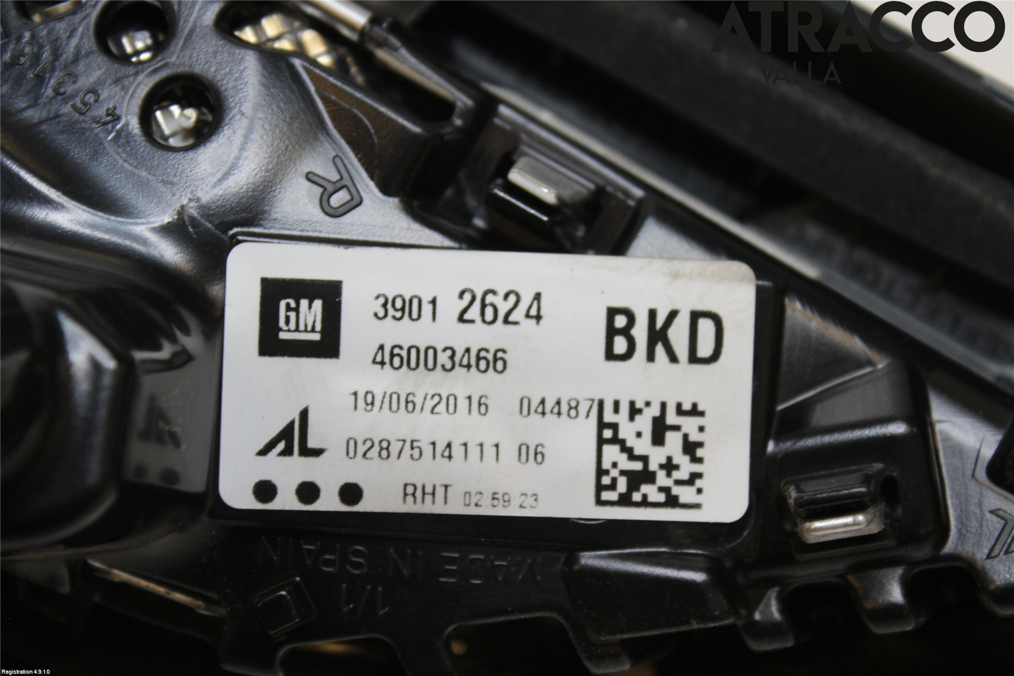 Opel CORSA E 15-19 Bakljus Lucka Hö