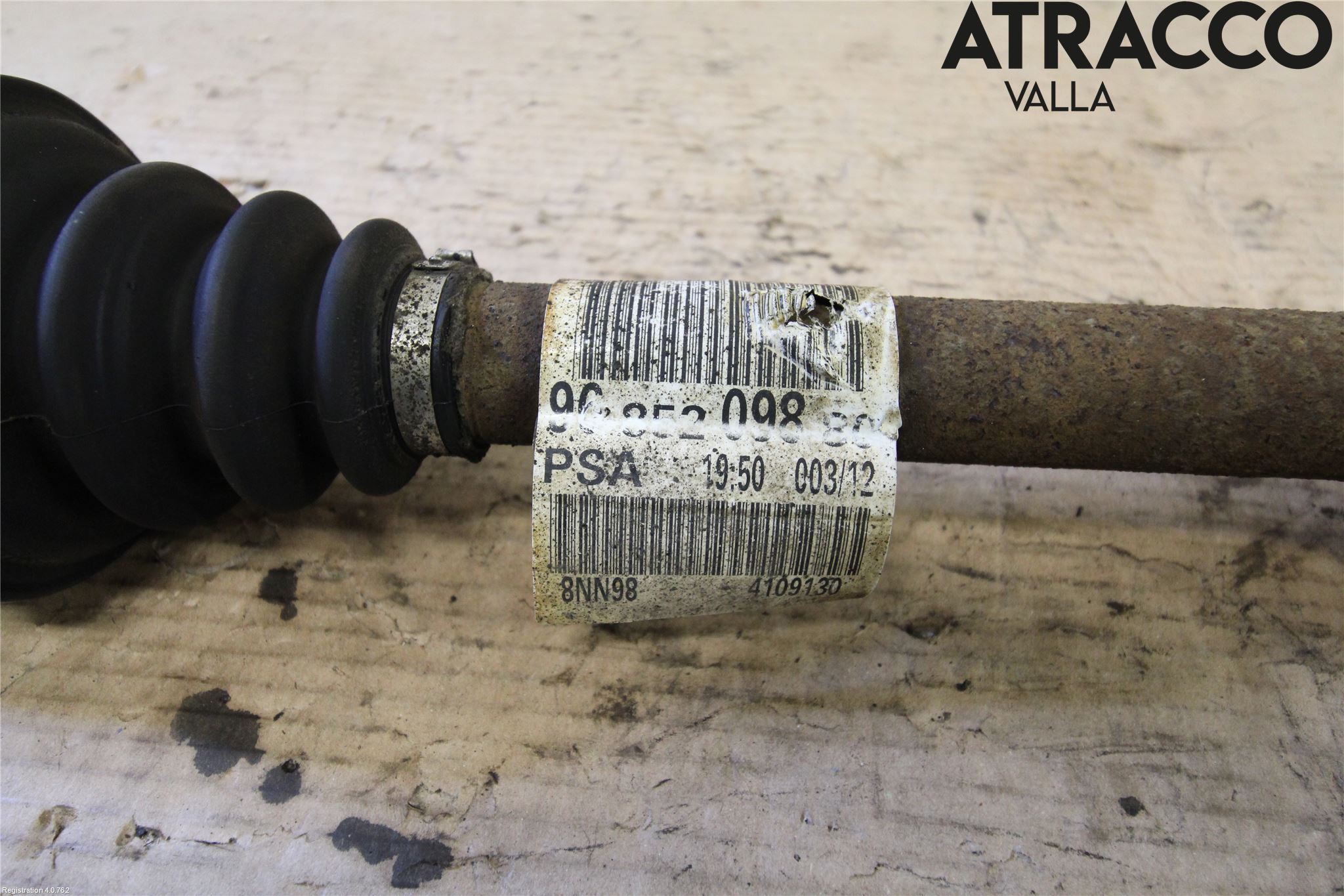 Peugeot 508 11-18 Drivaxel Fram Vänster