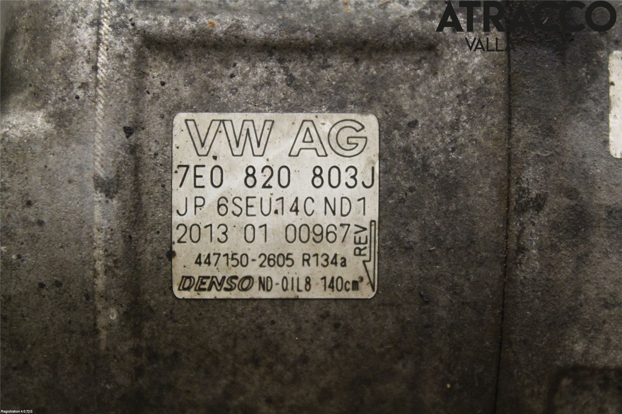 Volkswagen VW AMAROK 2H 10-22 Ac Kompressor