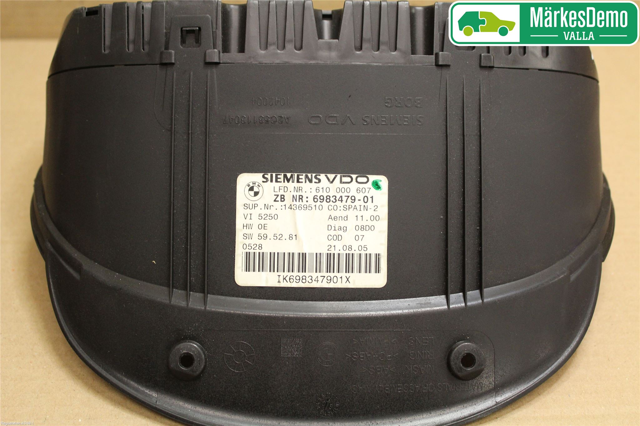 BMW 3 E90/91 SED/TOU 05-12 Instrument Komb