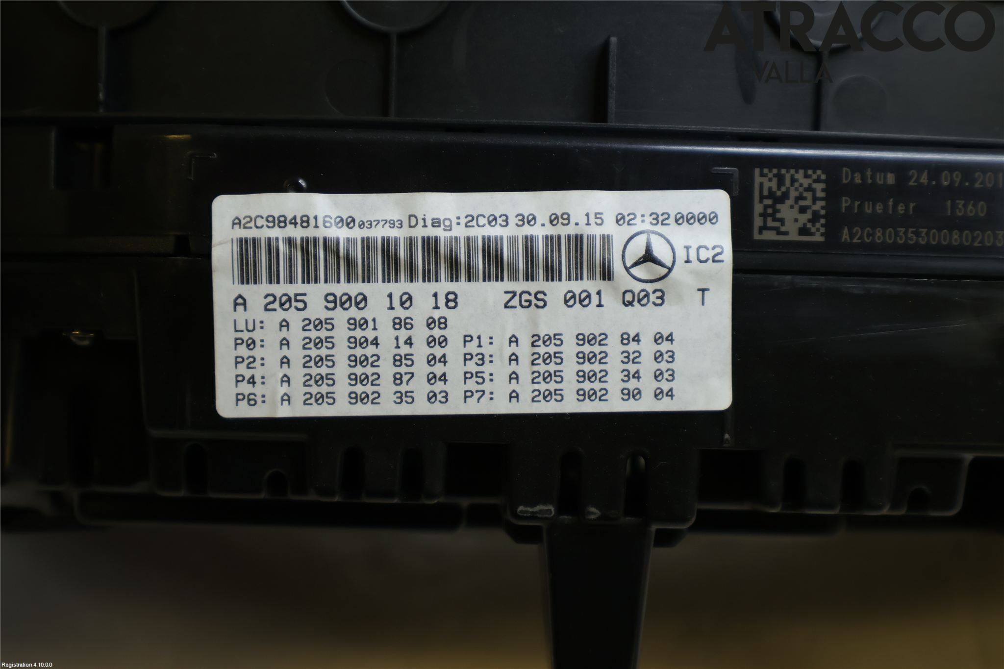 Mercedes-Benz MB C-KLASS (W205) 14-21 Instrument Komb