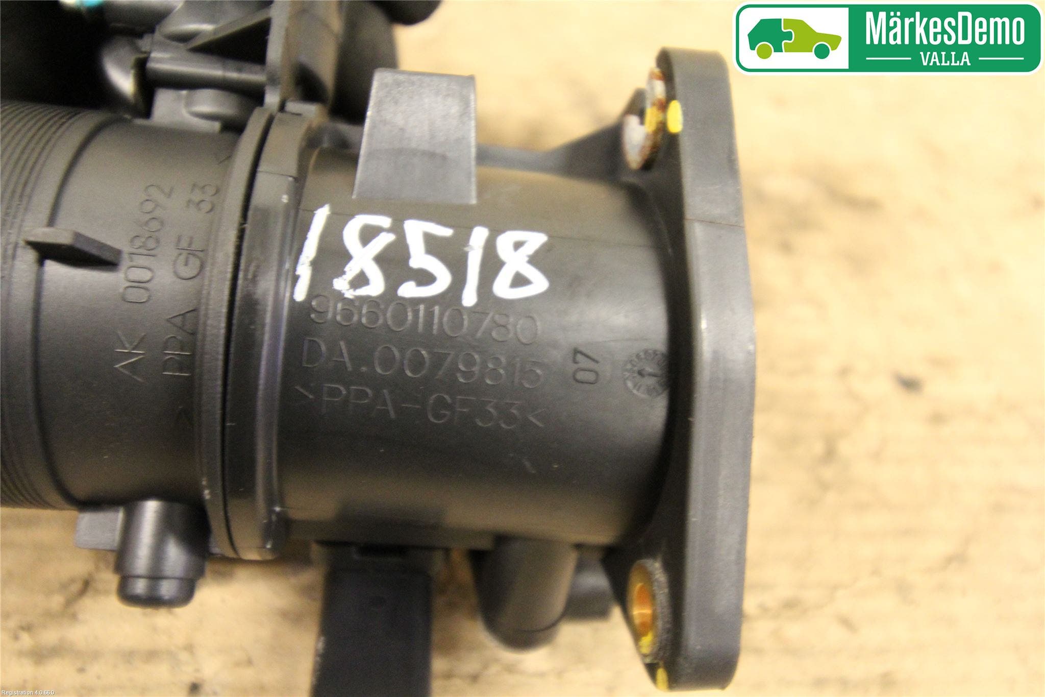 Peugeot 407 Injspjällhus