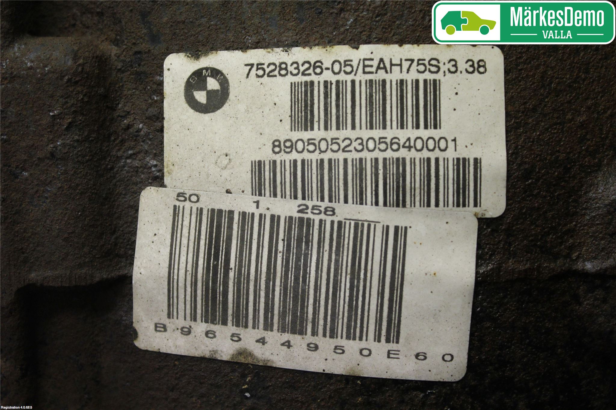 BMW 5 E60/61 Sed/Tou 02-10 Bakväxel-Diff