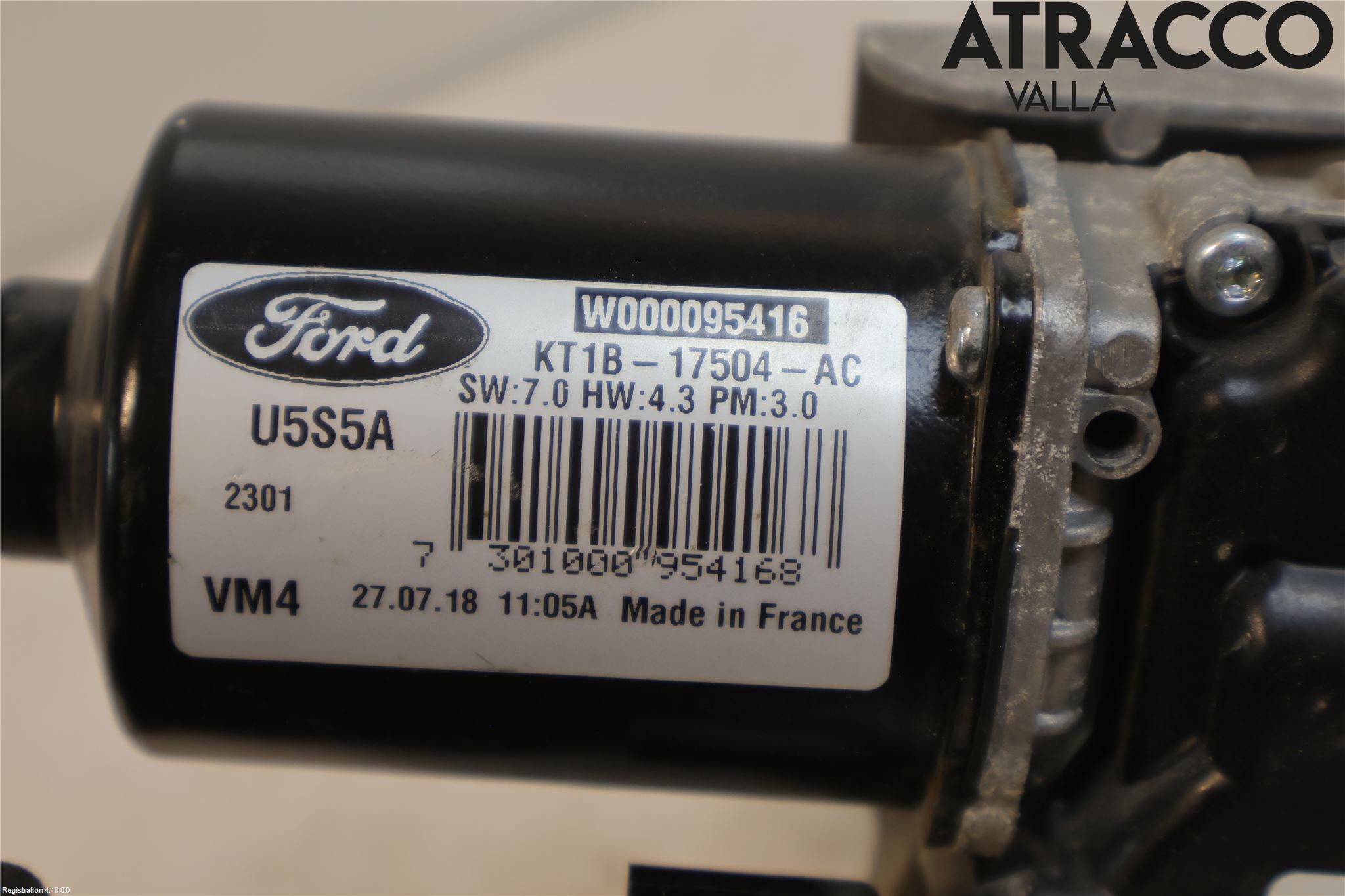 Ford TRANSIT/TOURNEO CONNECT 13-22 Torkarmotor Vindruta