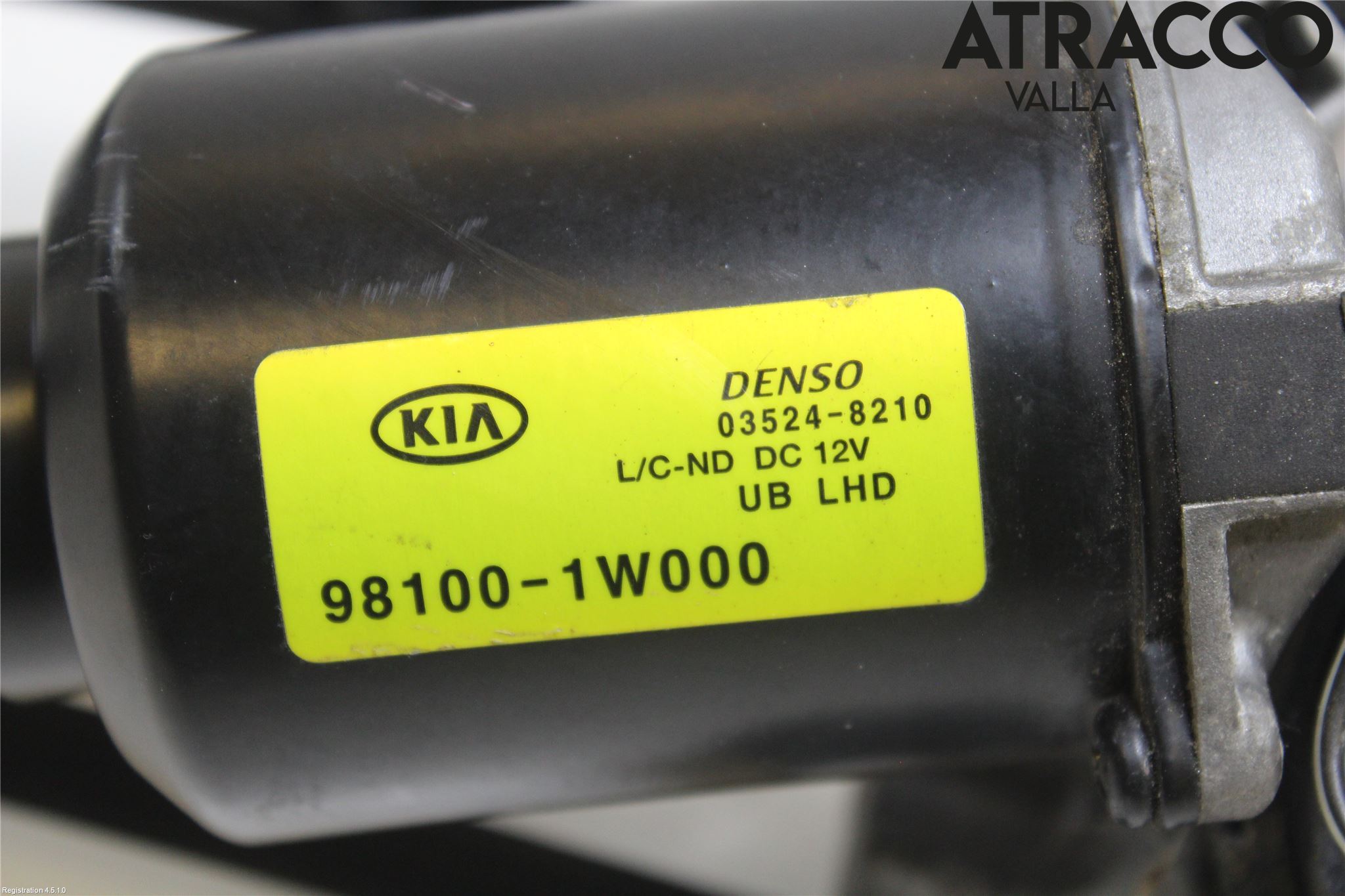 Kia RIO 12-16 Torkarmotor Vindruta