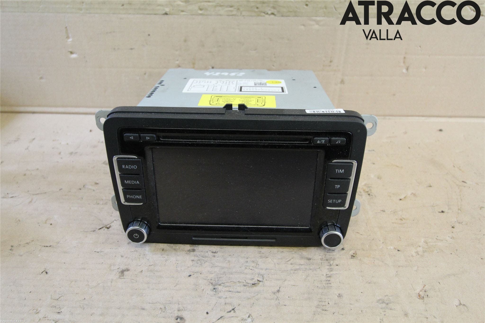 Volkswagen VW GOLF VI 09-13 Cd Radio - Multimediapanel