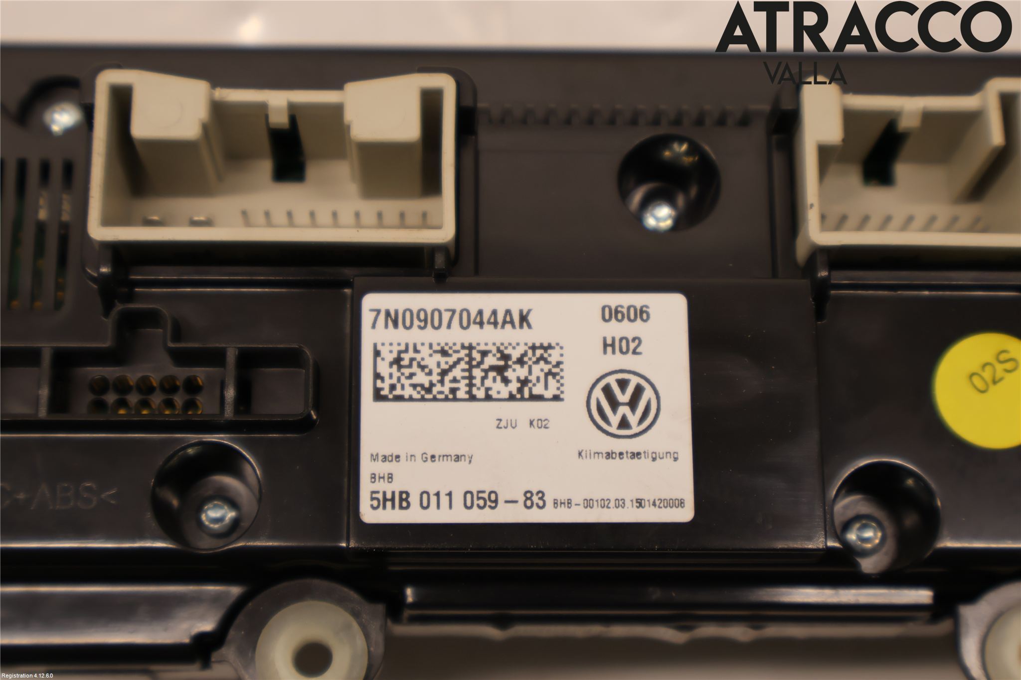 Volkswagen VW SHARAN 11- Värmereglage
