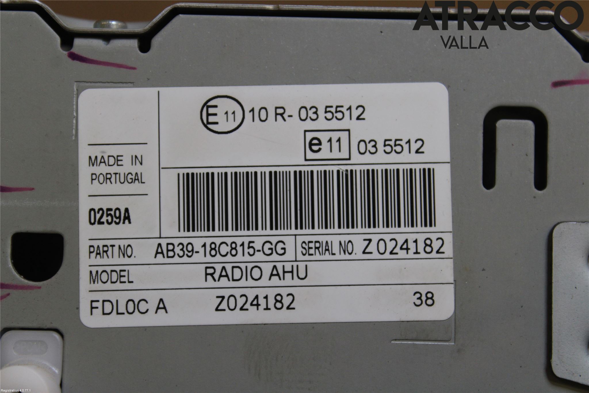 Ford RANGER EU 12-23 Cd Radio - Multimediapanel