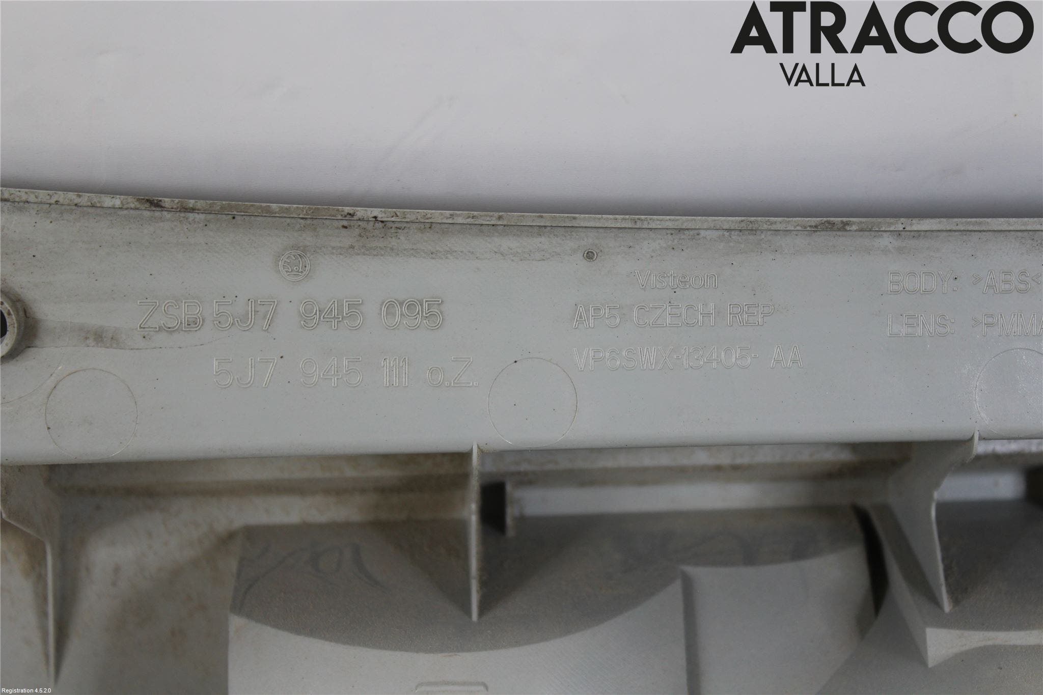 Skoda PRAKTIK Bakljus Vänster