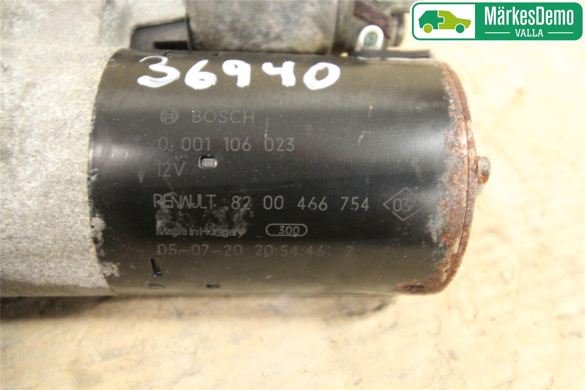 Renault MÉGANE II  03-05 Startmotor