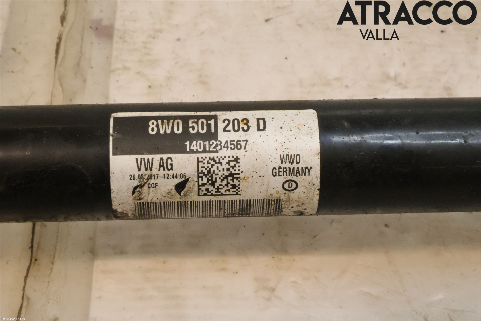 Audi A4/S4 B9 16-19 Drivaxel Bak Vänster