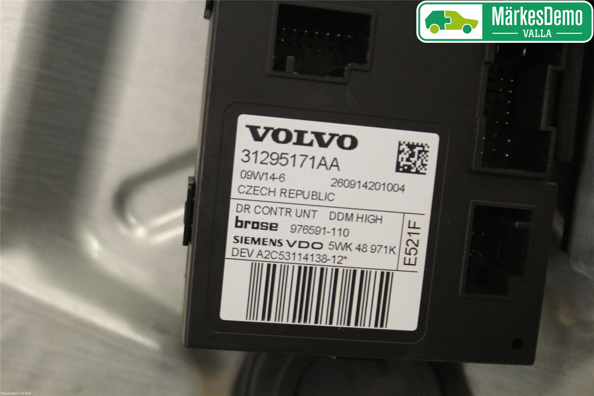 Volvo C30 07-10 Fönsterhiss El Kompl