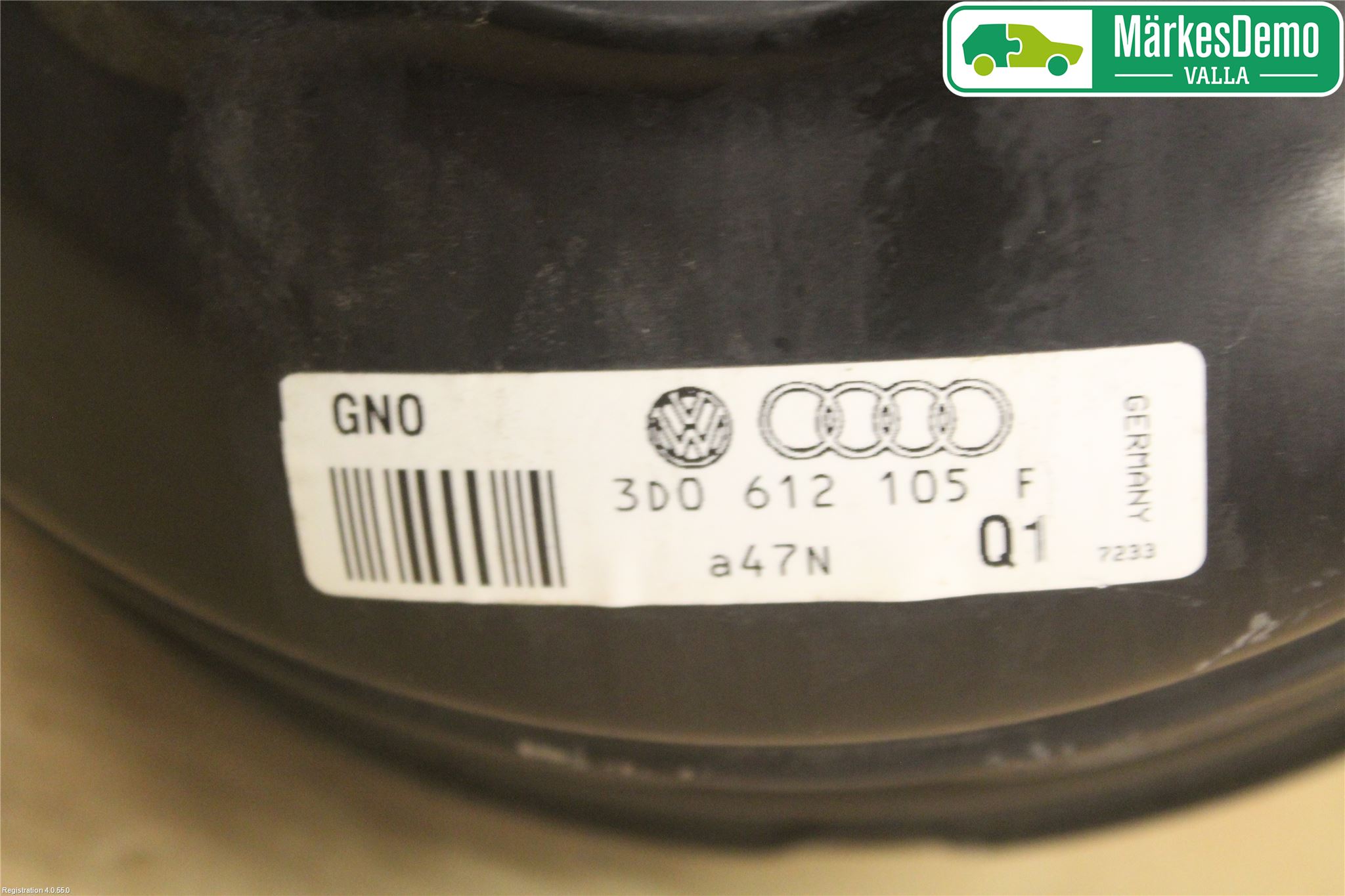 Volkswagen VW PHAETON Bromsservo