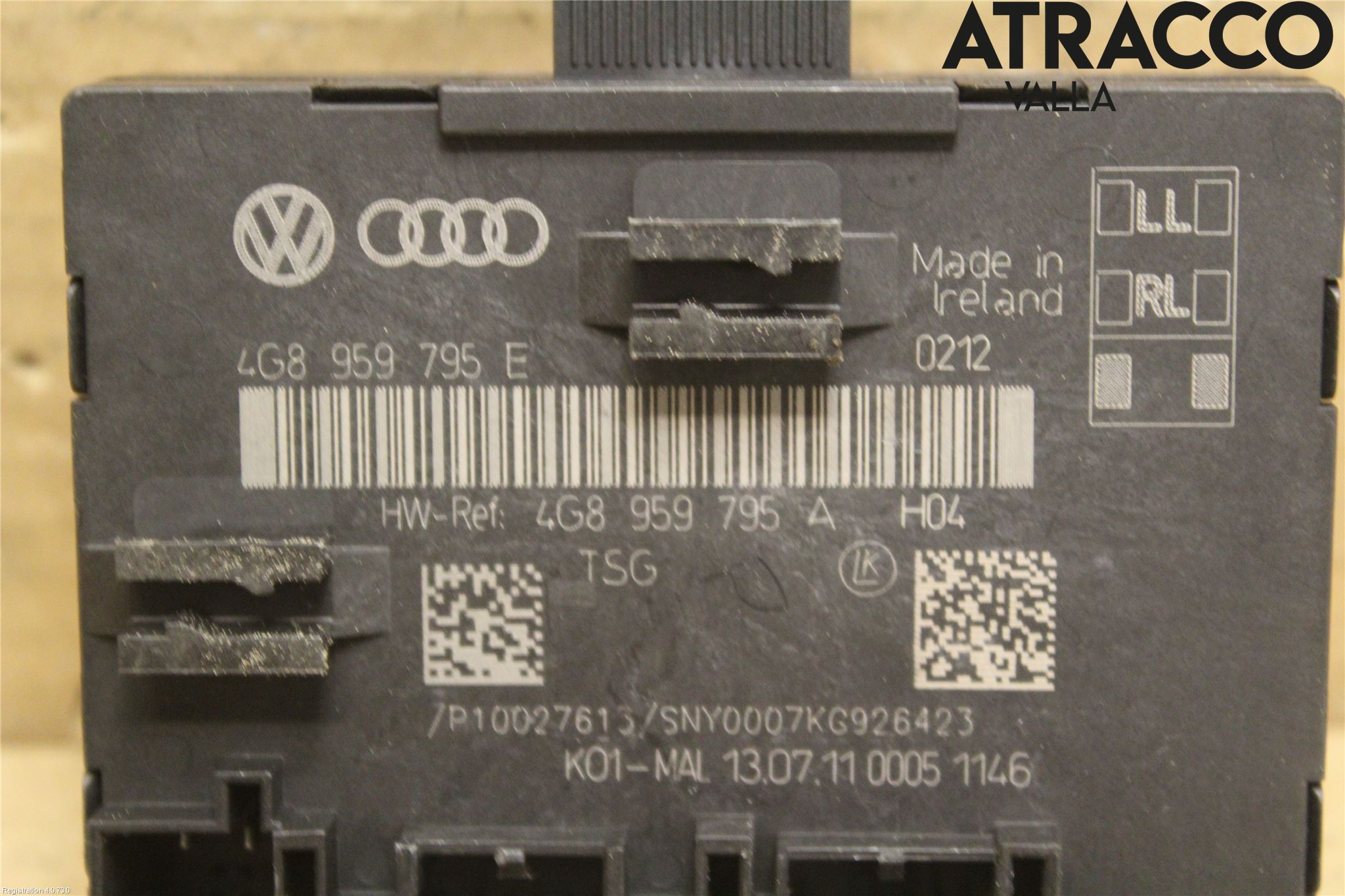 Audi A6/S6 4G 11-18 Styrenhet Dörr