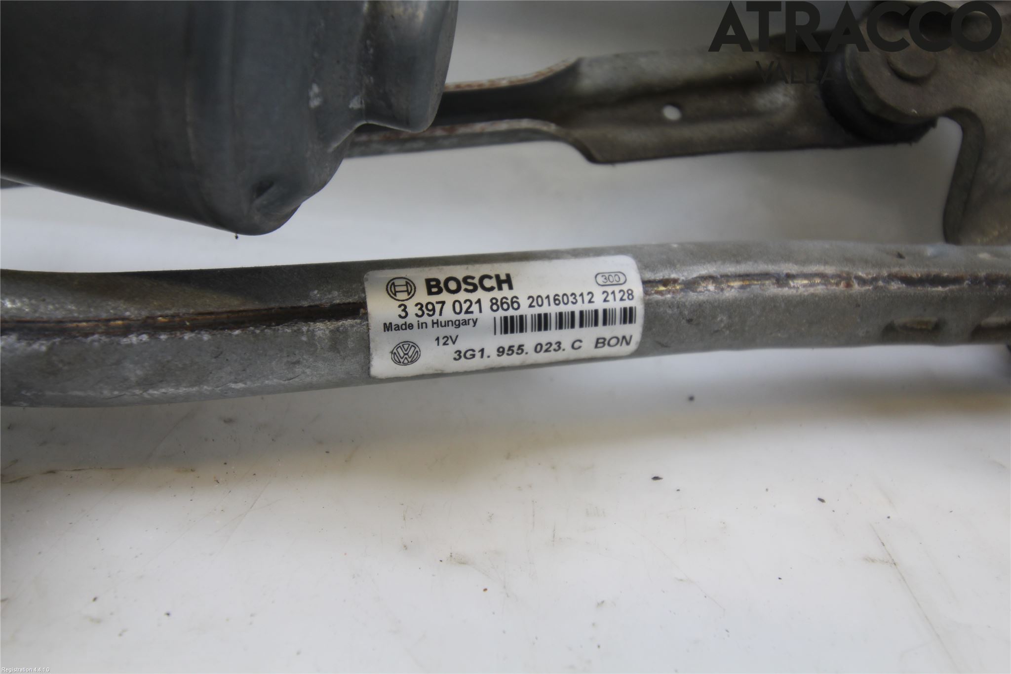 Volkswagen VW PASSAT 15-19 Torkarmekanism Vindruta