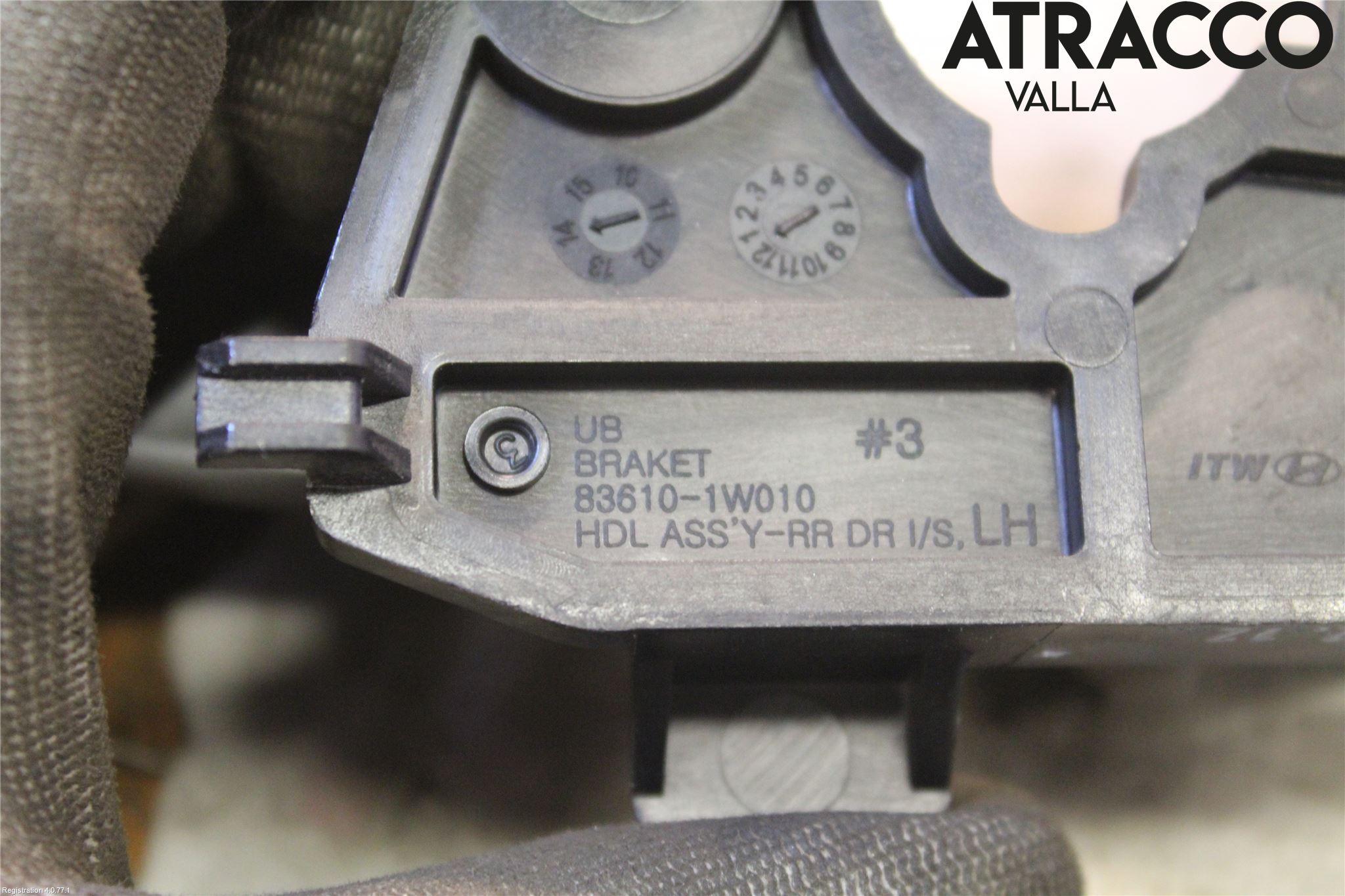 Kia RIO 12-16 Dörrhandtag Inre Vä