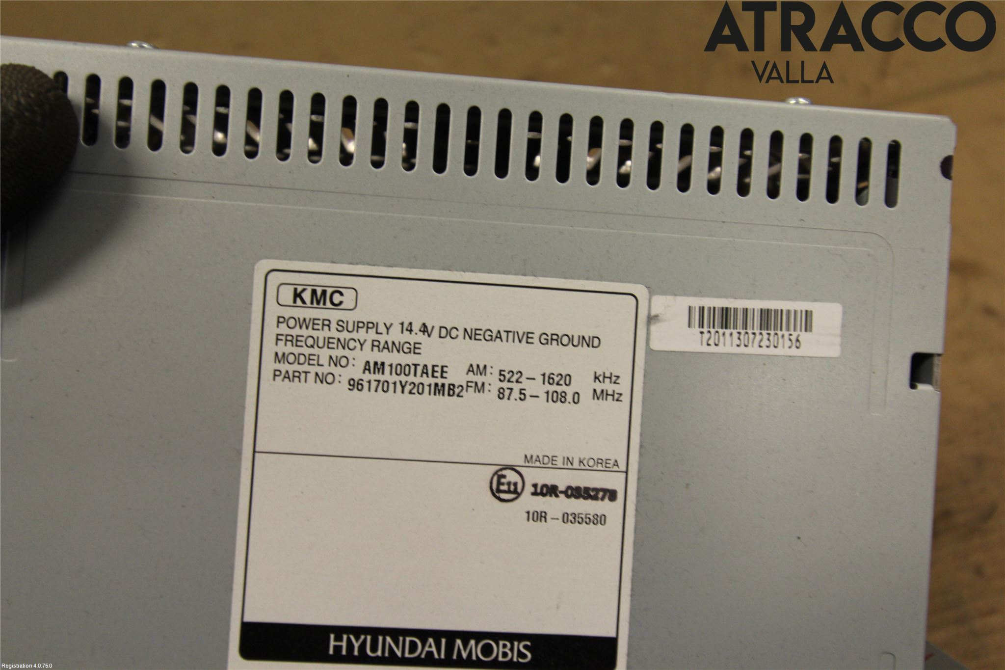 Kia PICANTO 12-17 Cd Radio - Multimediapanel