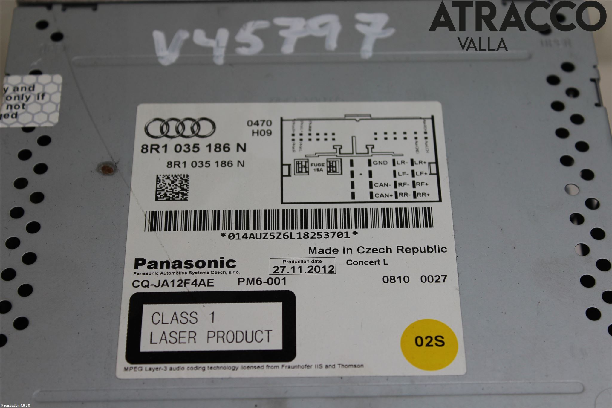 Audi A4 12-15 Cd Radio - Multimediapanel