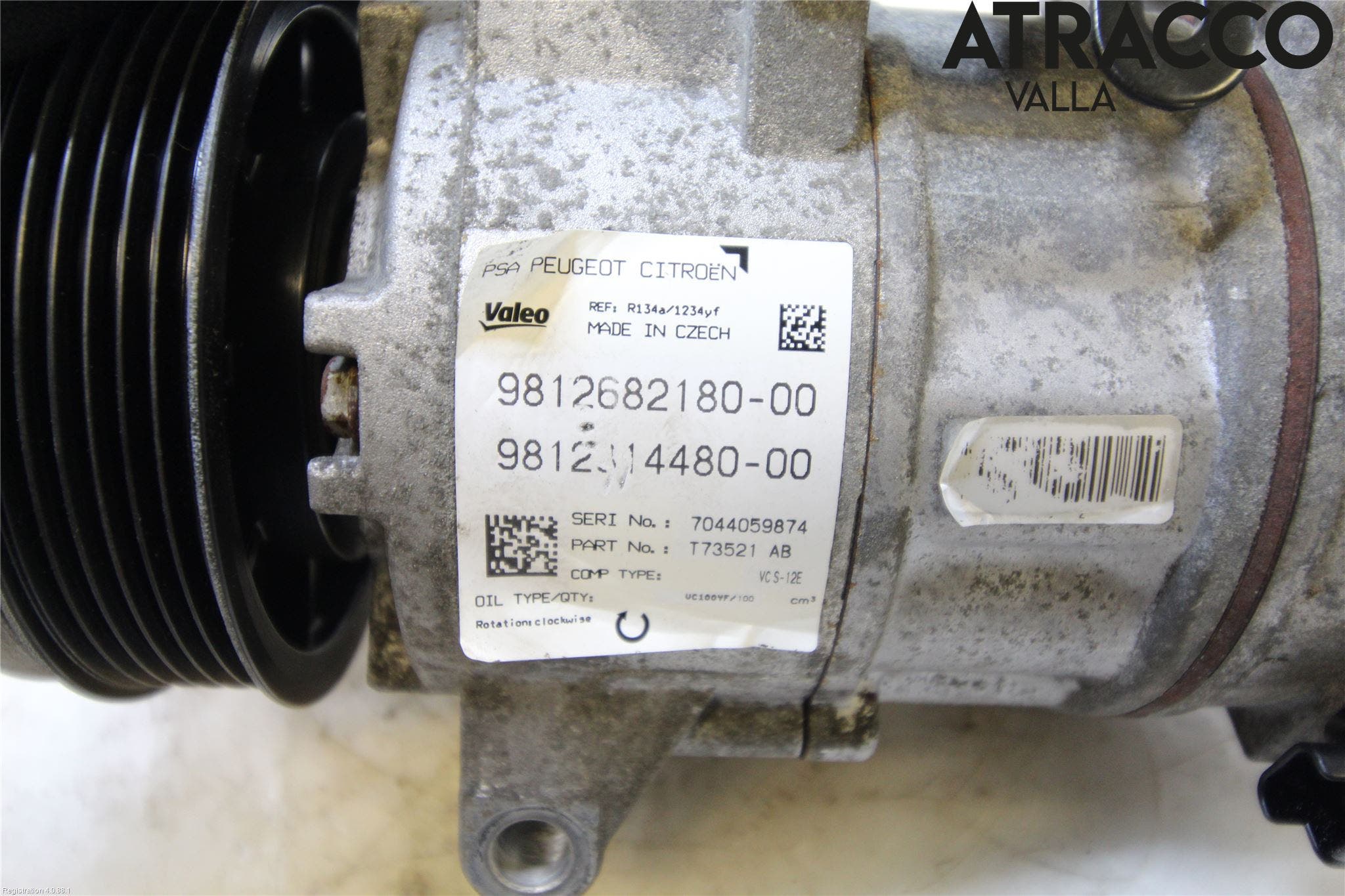 Peugeot 3008 17-24 Ac Kompressor