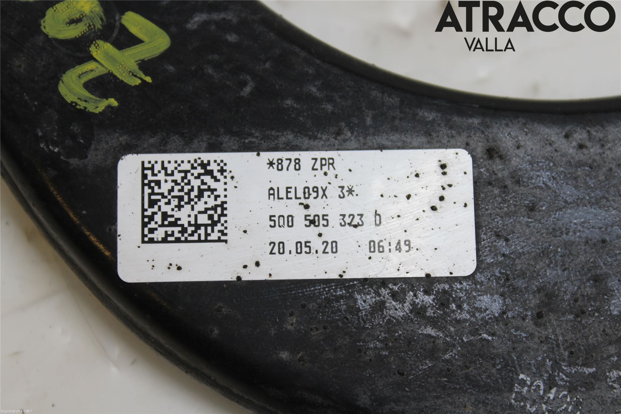 Volkswagen VW PASSAT 15-19 Bärarm Bak Övre Höger