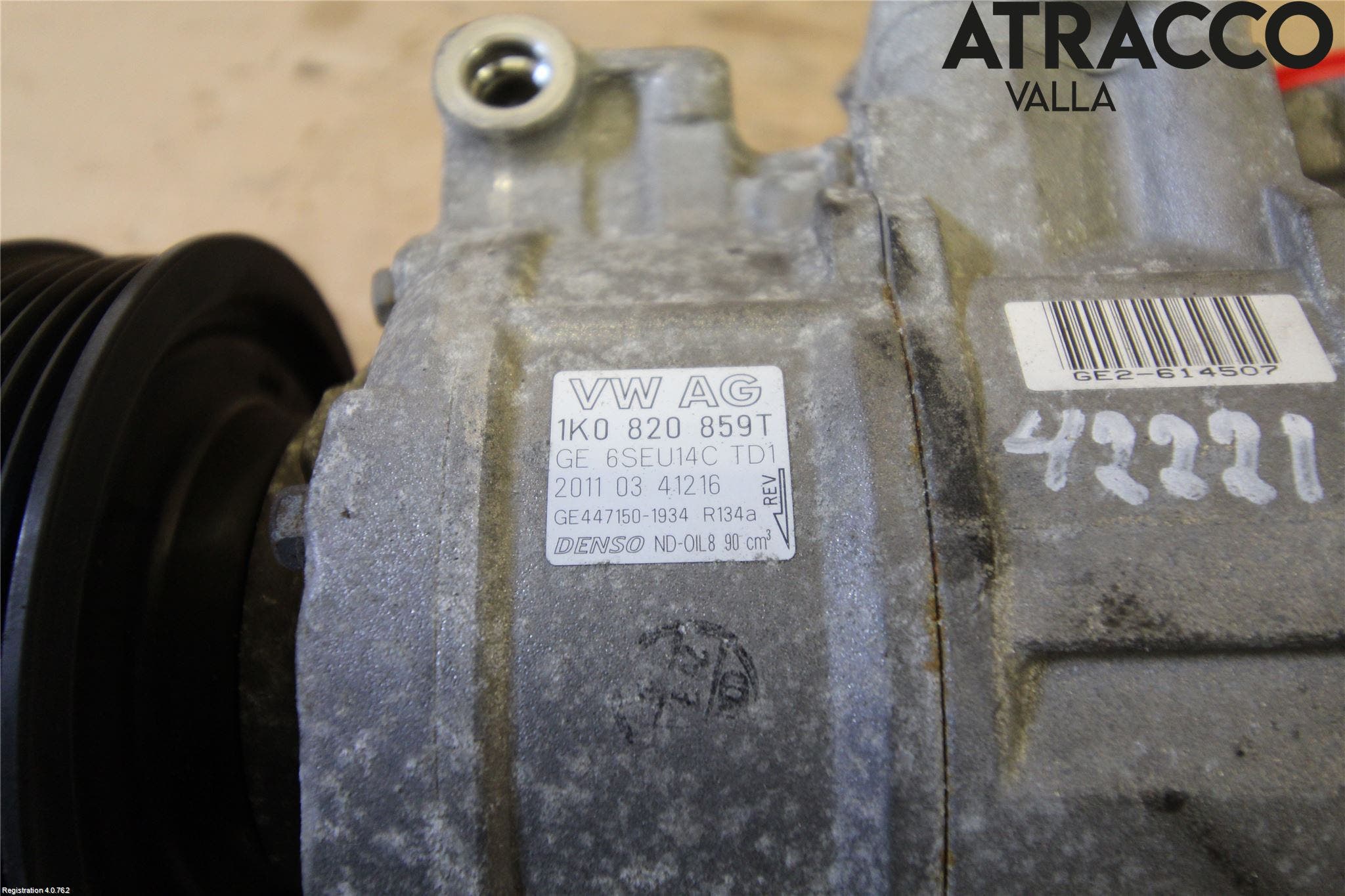 Volkswagen VW GOLF VI 09-13 Ac Kompressor