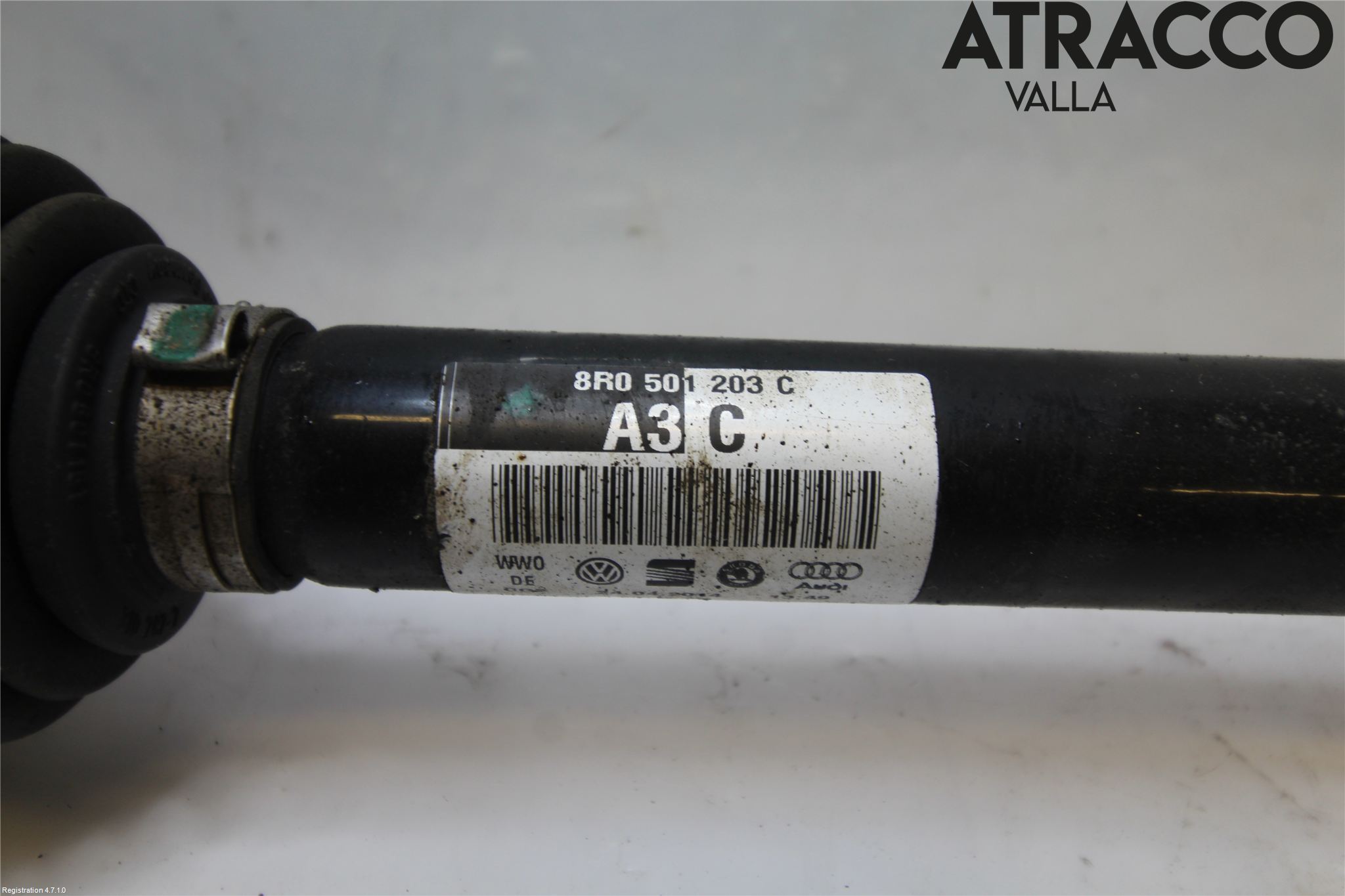 Audi Q5 09-16 Drivaxel Bak Vänster