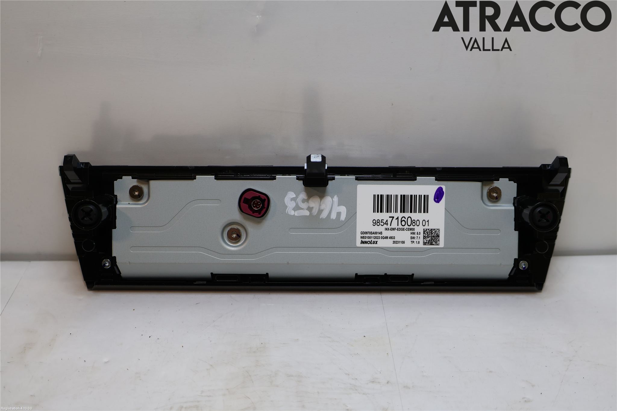 Peugeot 408 22- Kontrolldisplay