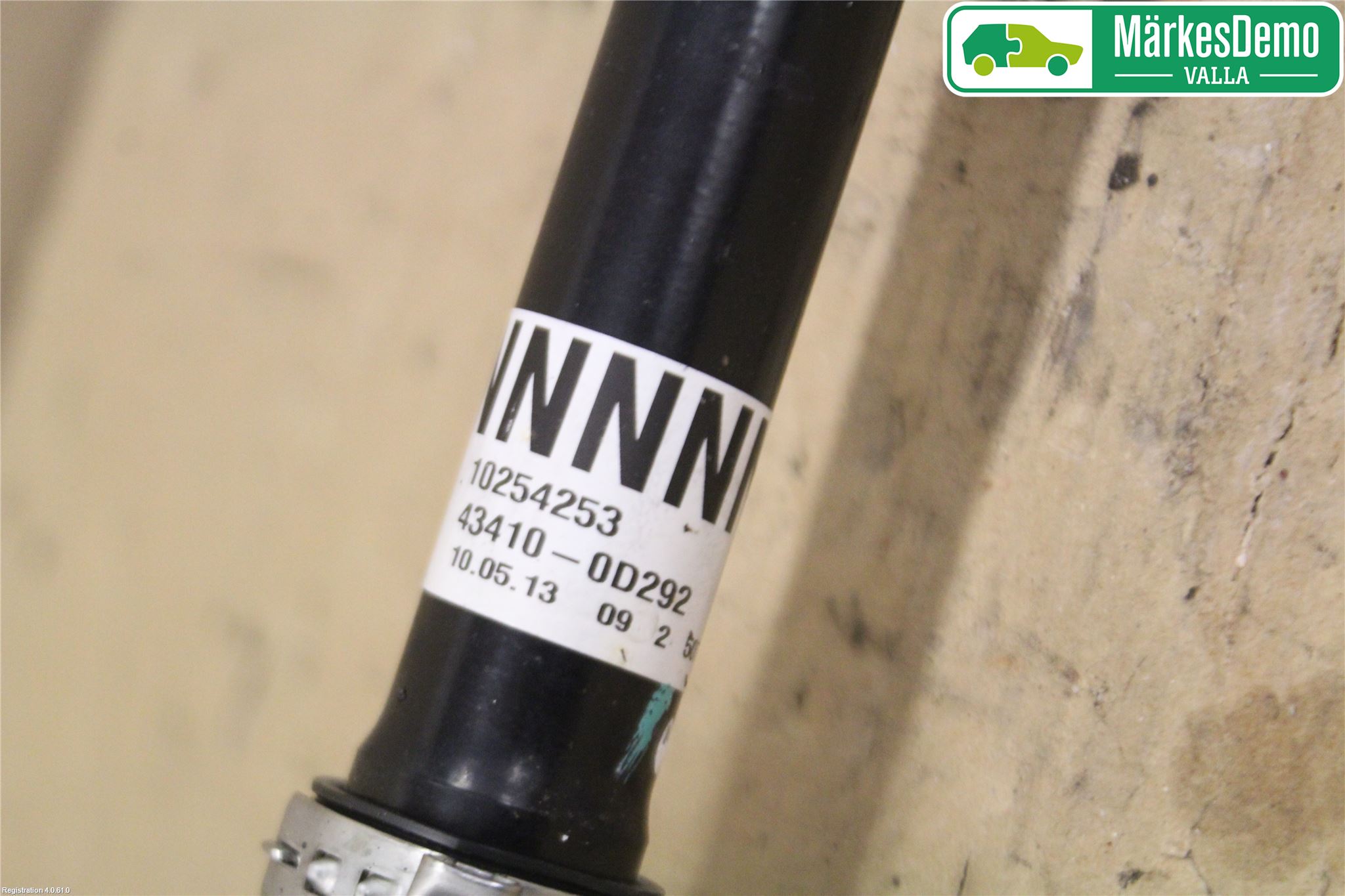 Toyota YARIS XP130 12-14 Drivaxel Fram Höger