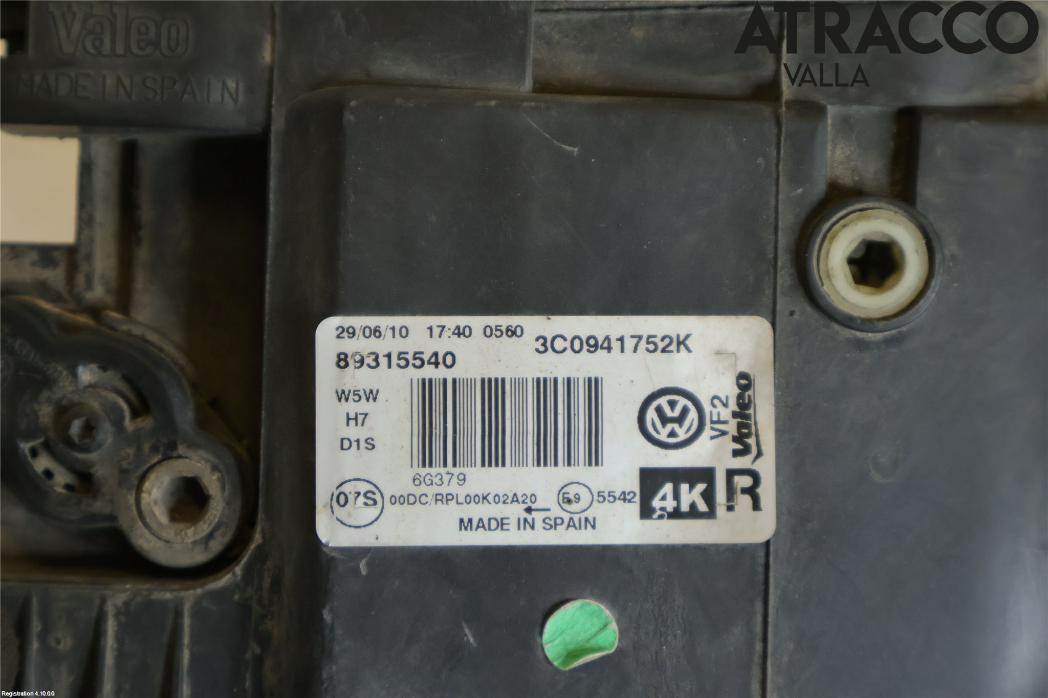 Volkswagen VW PASSAT 05-11 Strålkastare Höger