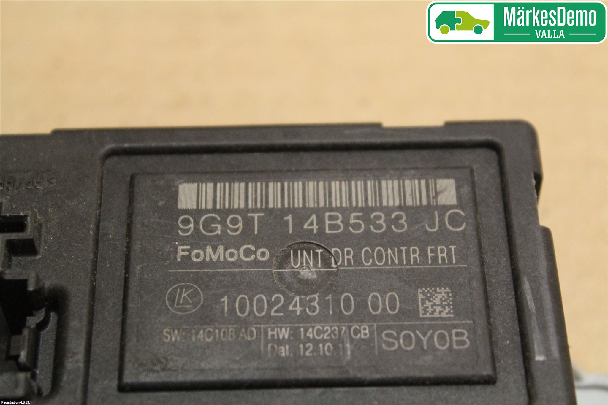 Ford S-MAX 06-15 Styrenhet Dörr