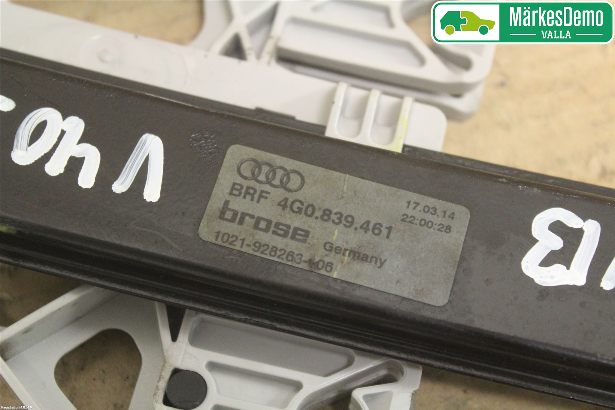 Audi A6 ALLROAD 12-18 Fönsterhissmekanism