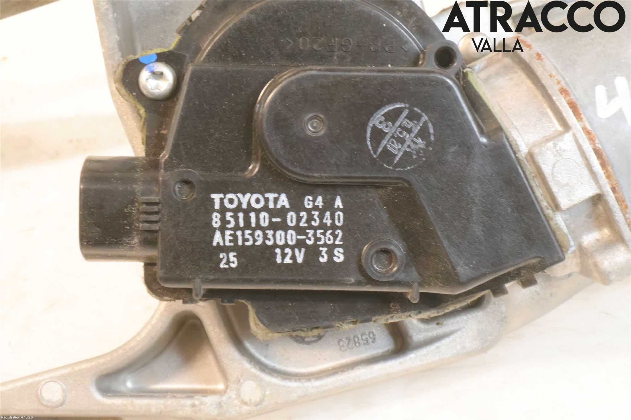Toyota AURIS 13-19 Torkarmotor Vindruta