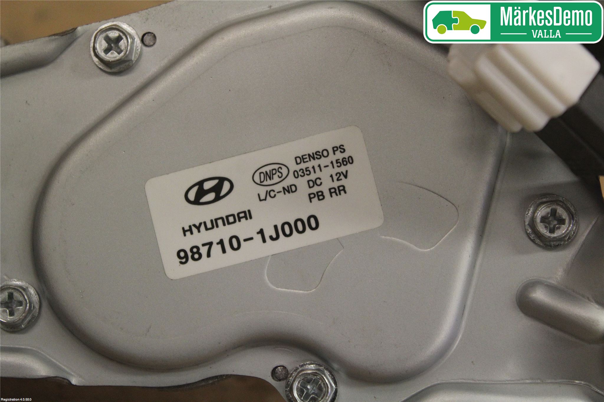 Hyundai i20 PB 09-14 Torkarmotor Baklucka