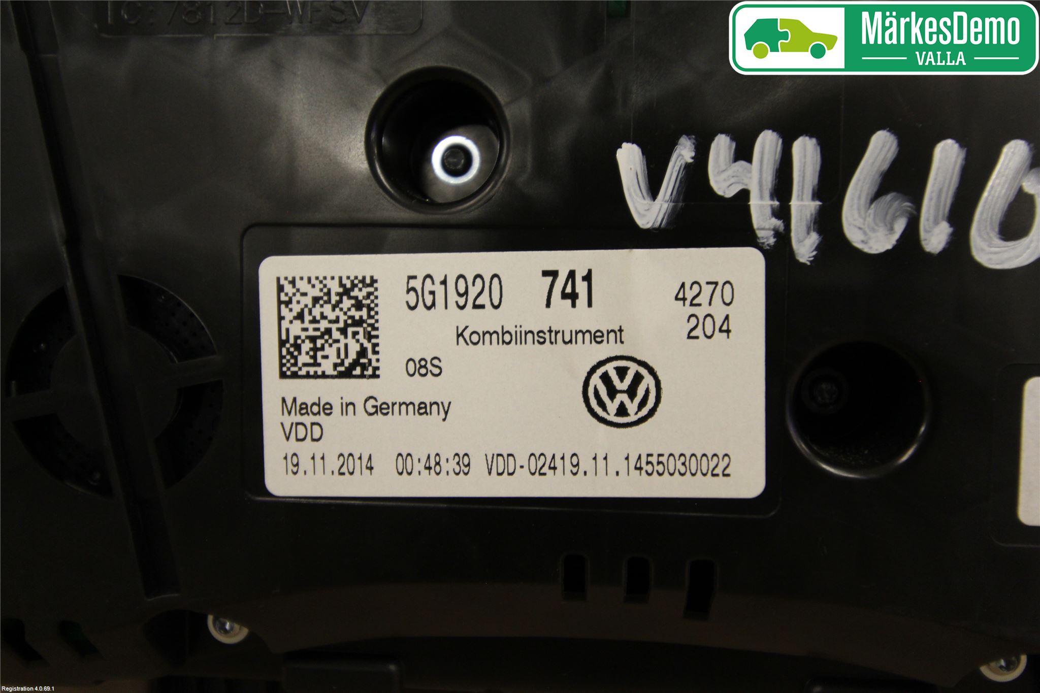 Volkswagen VW GOLF / E-GOLF VII 13-20 Instrument Komb