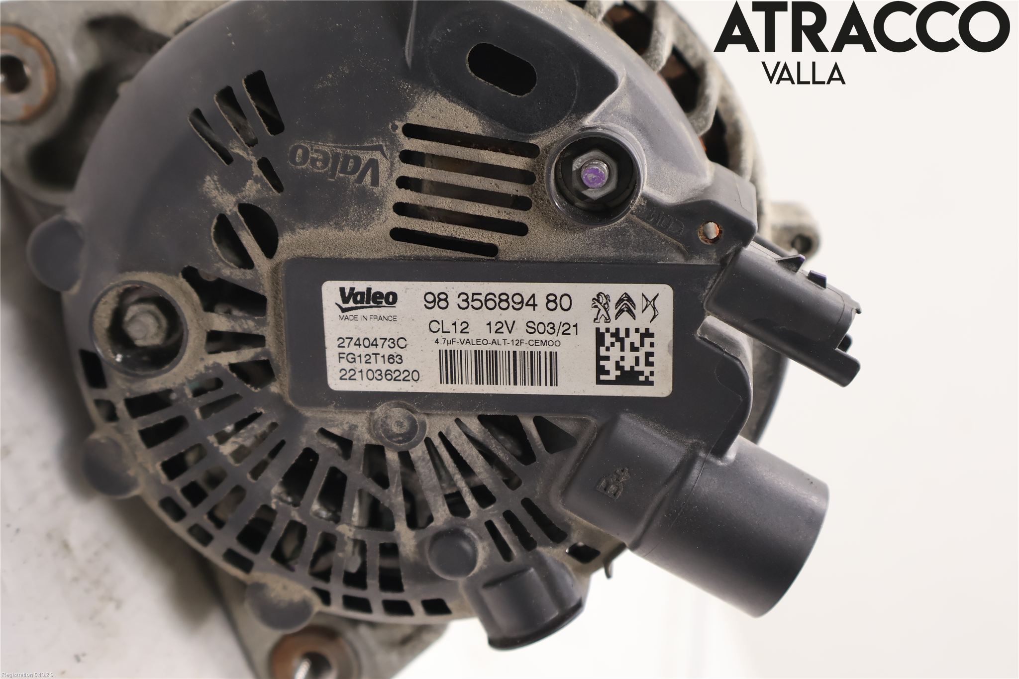 Opel CORSA F, CORSA-E 20- Generator