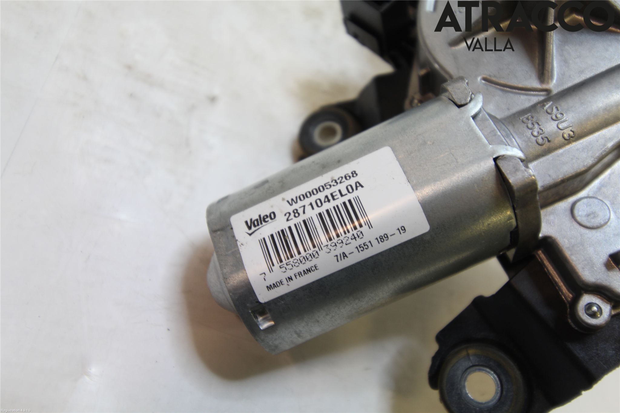 Nissan QASHQAI 17-21 Torkarmotor Baklucka