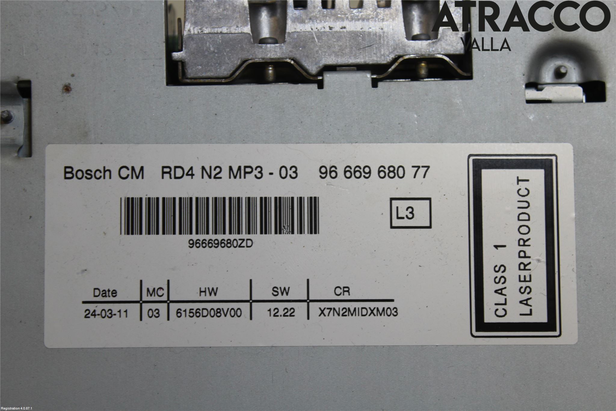 Citroen C5 08-17 Cd Radio - Multimediapanel