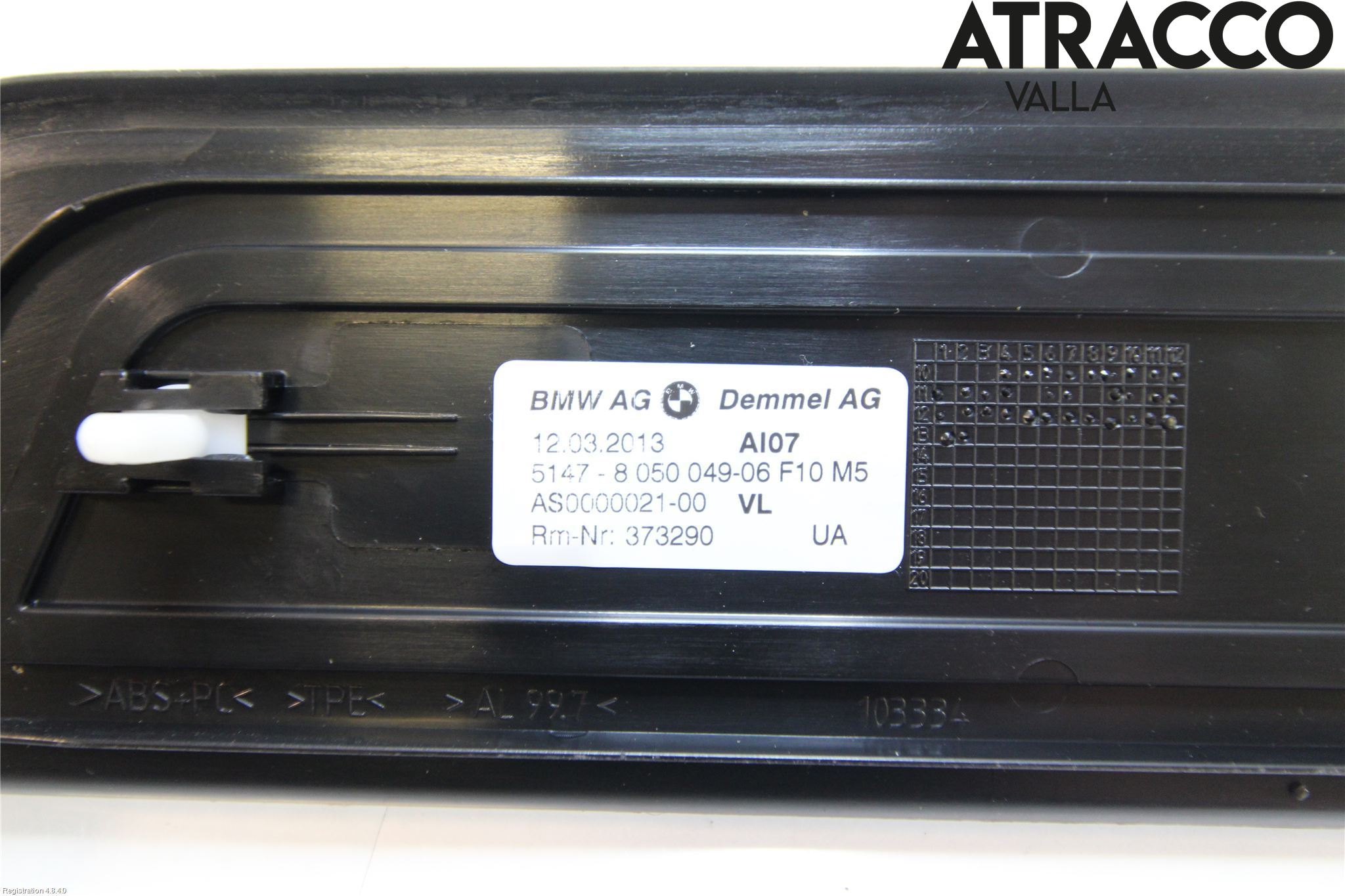 BMW 5 F10/F11/F18 09-17 Inr Tröskel-Insteg