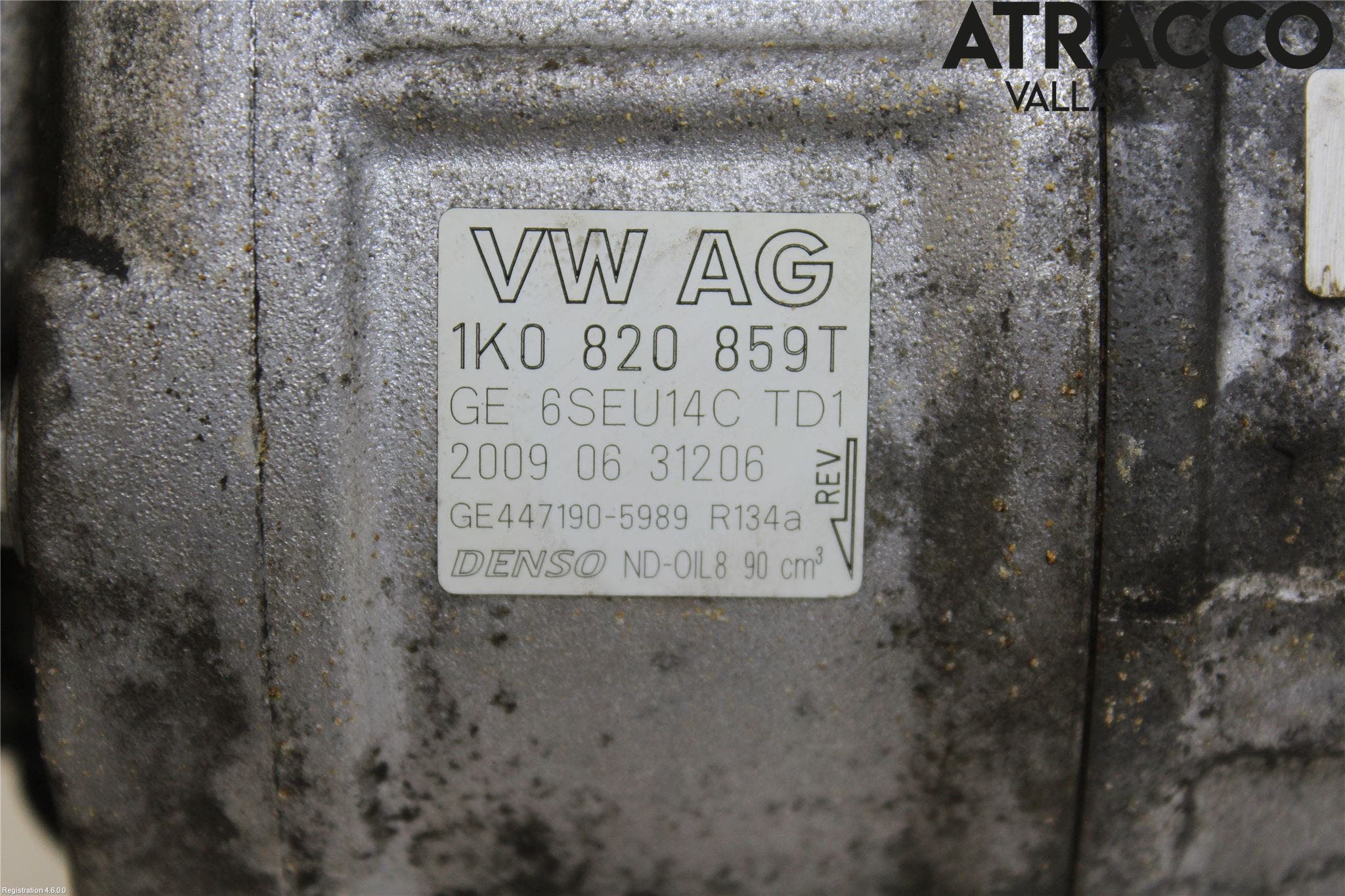 Volkswagen VW GOLF VI 09-13 Ac Kompressor